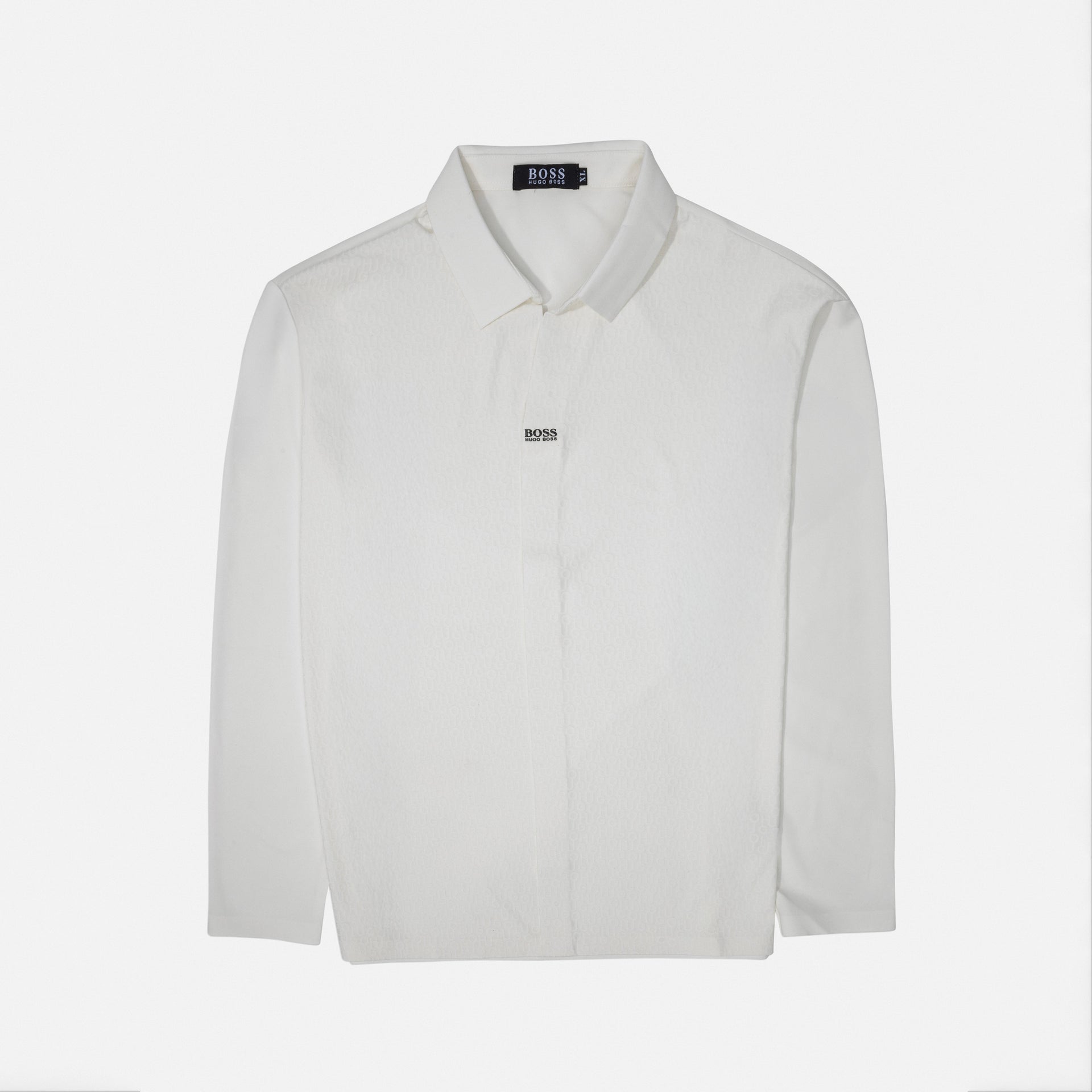 BOSS slim fit white shirt