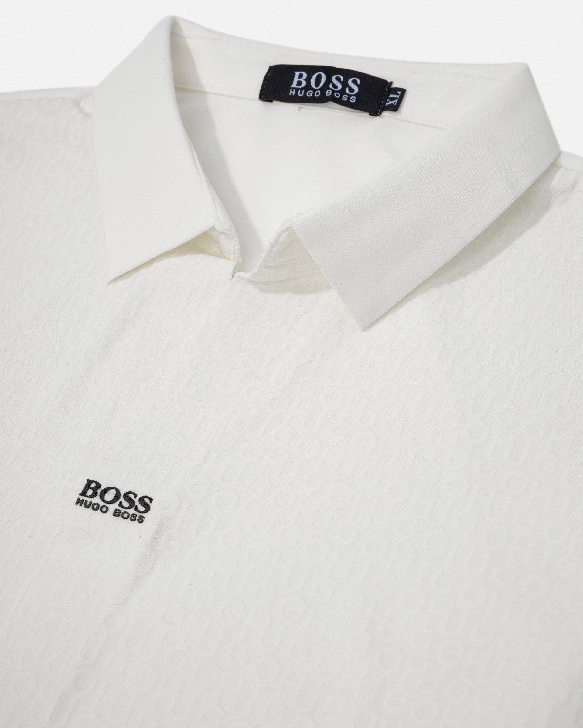 BOSS slim fit white shirt