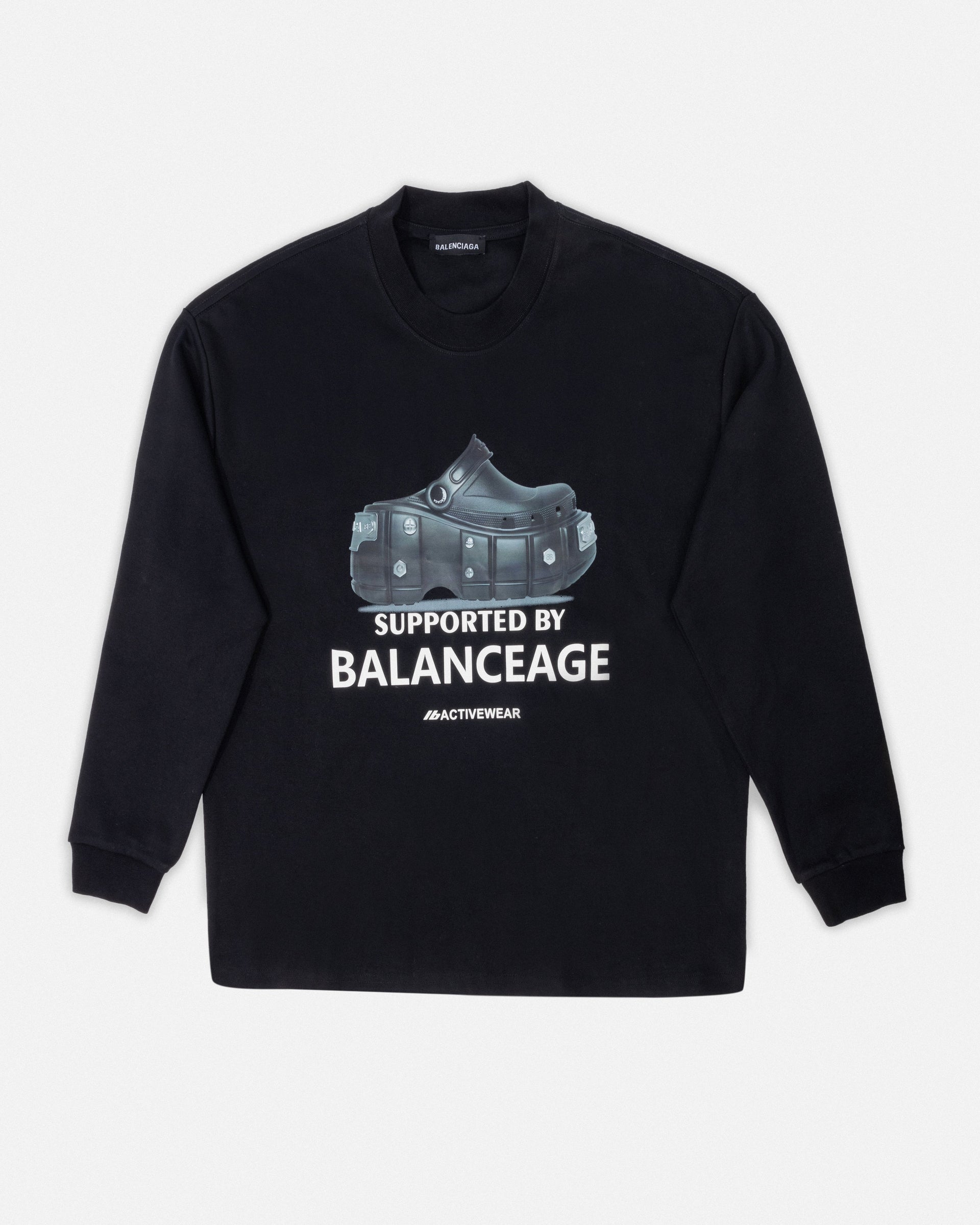 BALENCIAGA printed Crew-neck sweatshirt