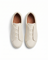 Zegna - Off-White Leather Low-Top Sneakers