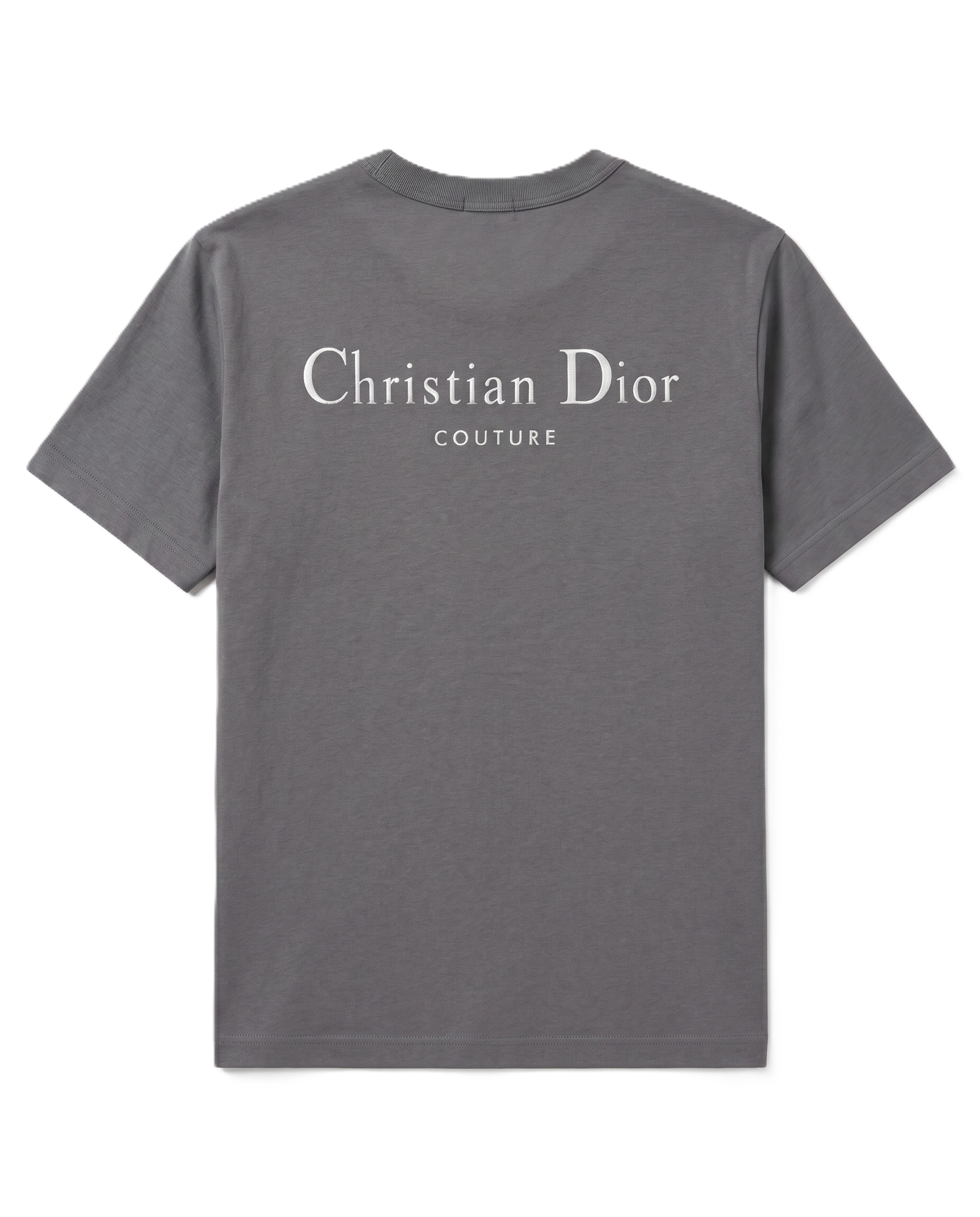 Christian Dior - Couture Logo T-Shirt - Grey