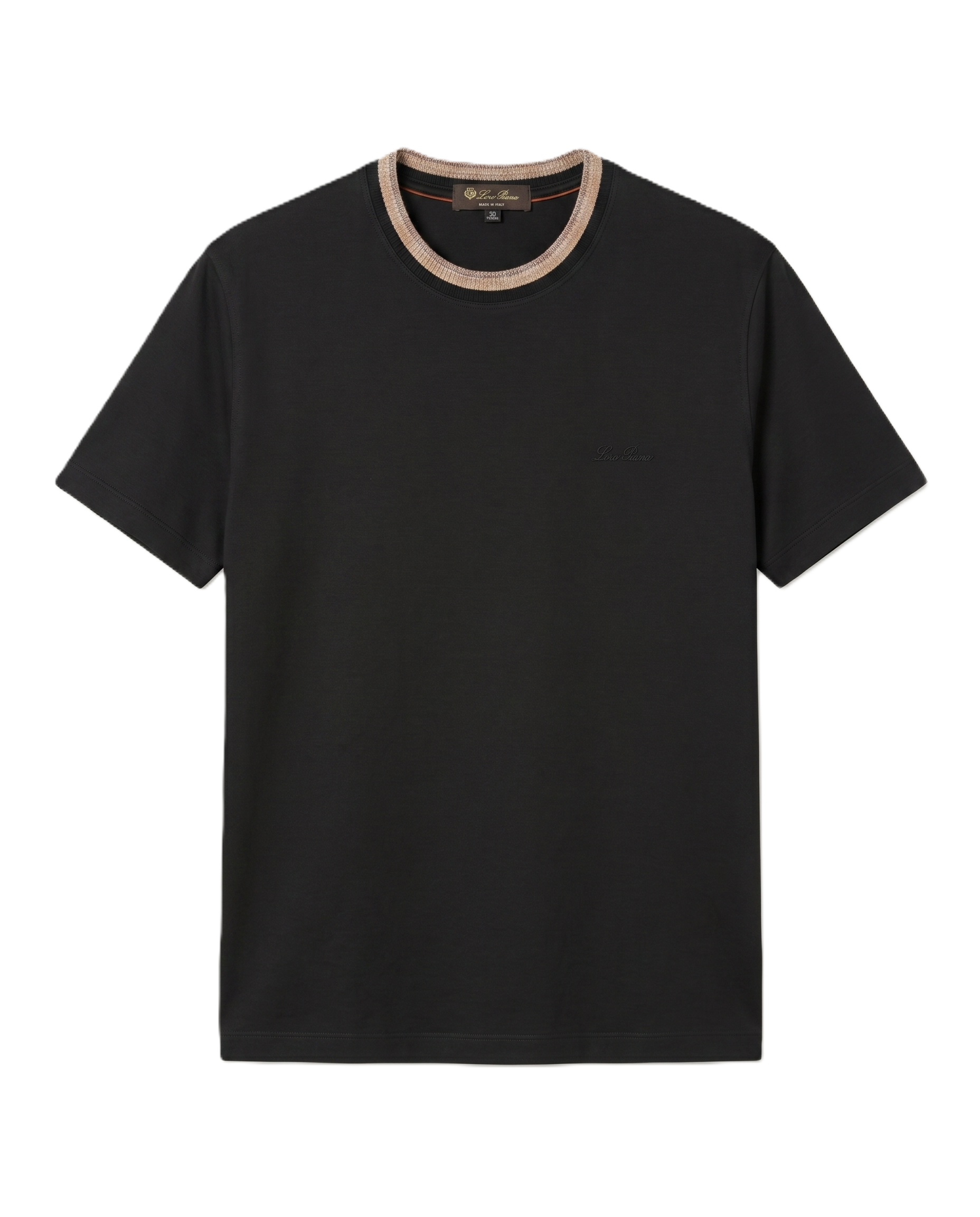 Loro Piana - Silk & Cotton T-Shirt - Black