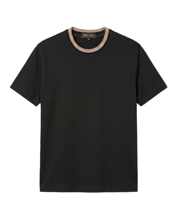 Loro Piana - Silk & Cotton T-Shirt - Black