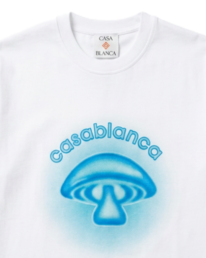 Casablanca - White Mushroom Graphic T-Shirt