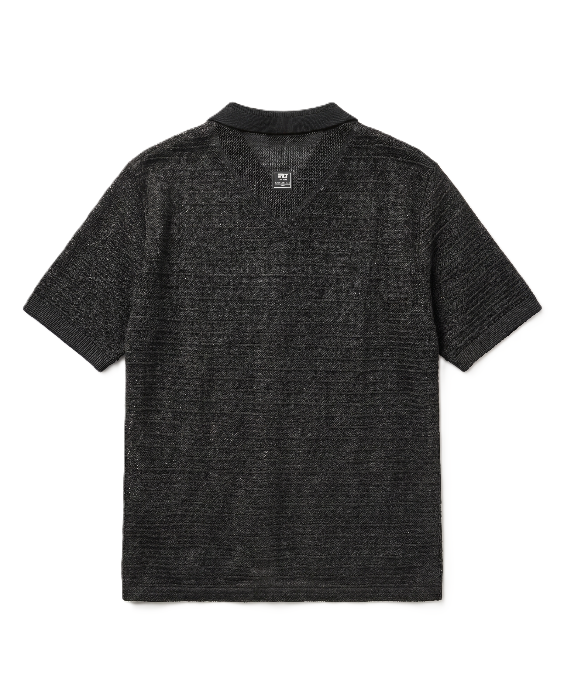 Loro Piana - Black Open-Placket Polo Shirt