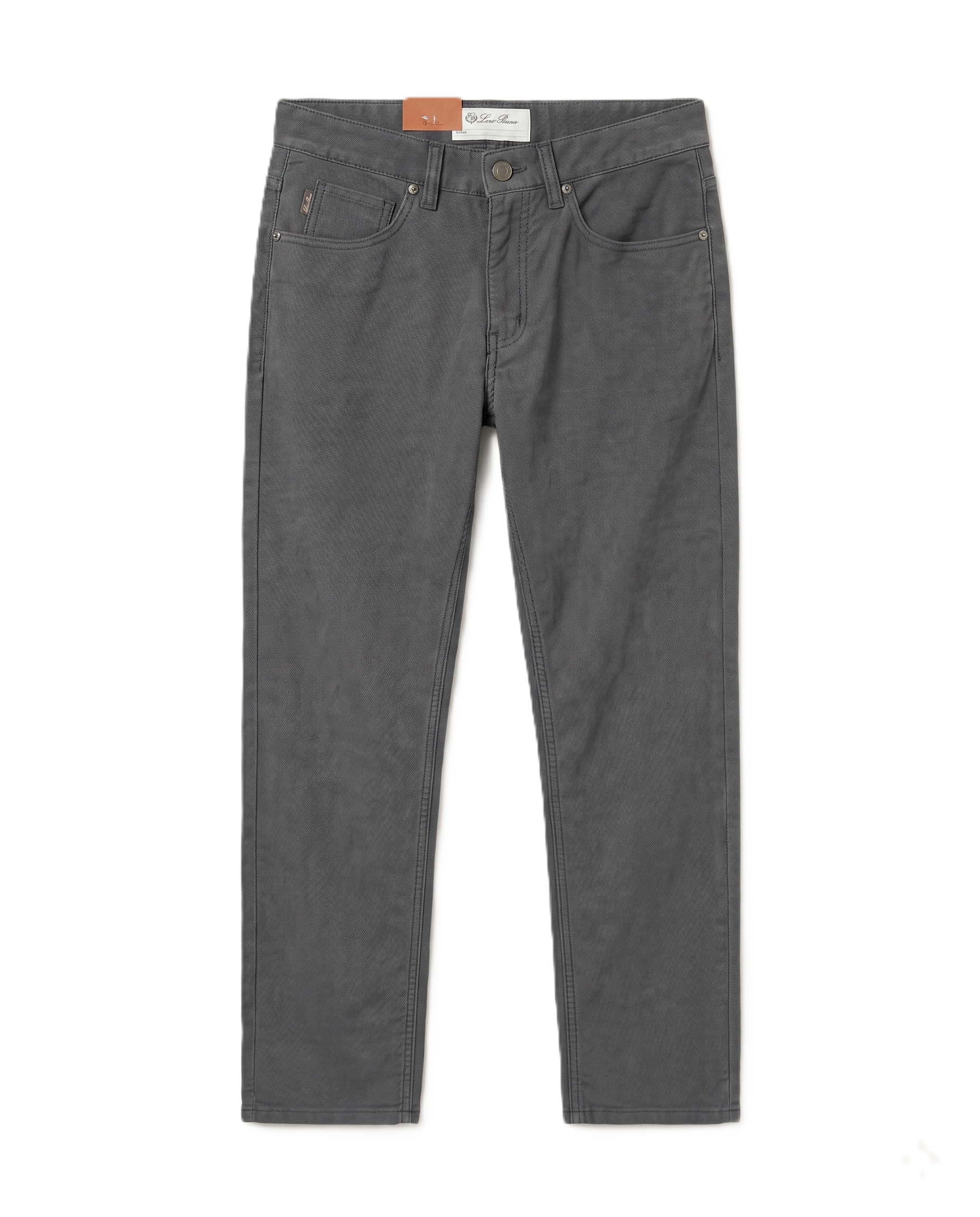 Loro Piana - Denim Trousers in Charcoal Grey
