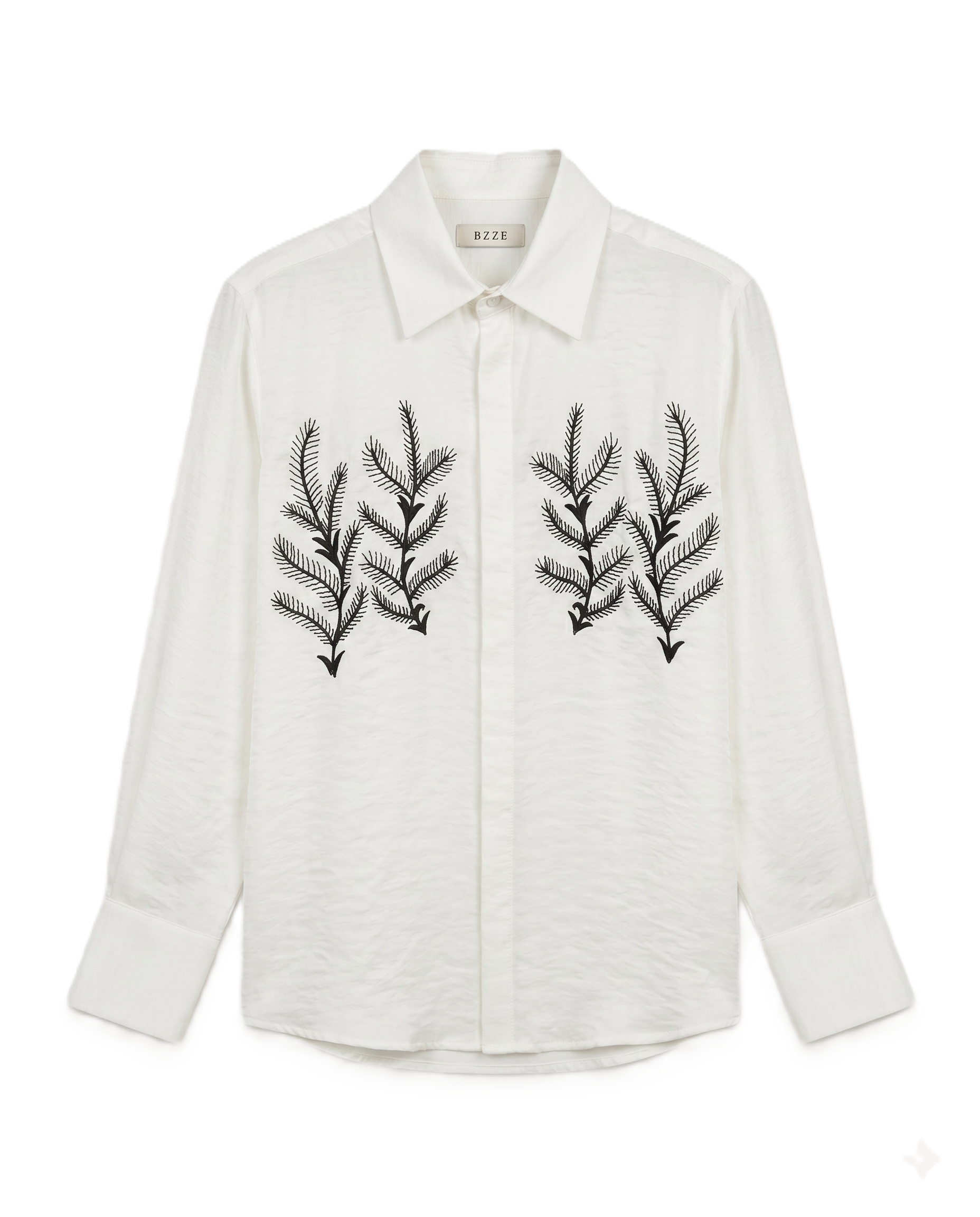 Bzze - White Long-Sleeve Shirt