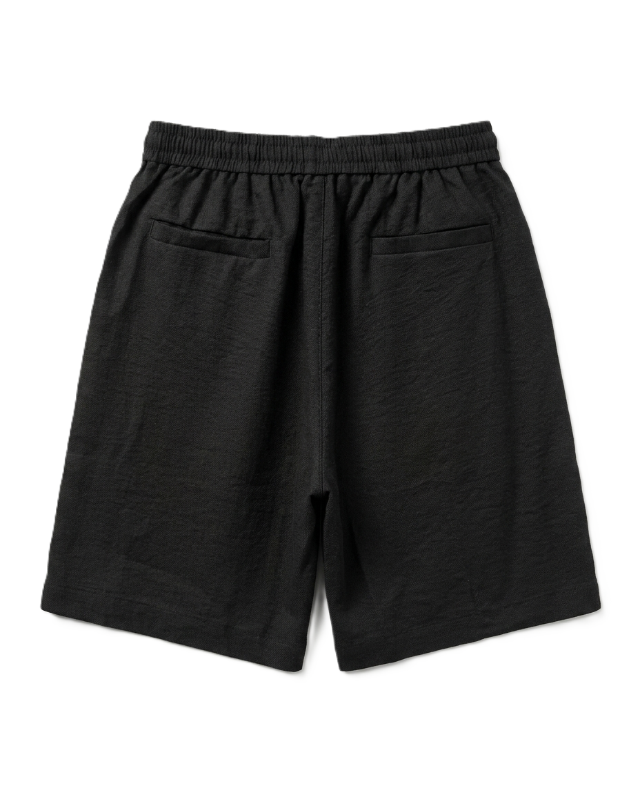 Zegna - Premium Black Linen Shorts