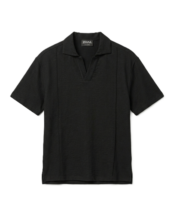 Zegna - Premium Black Linen Shirt
