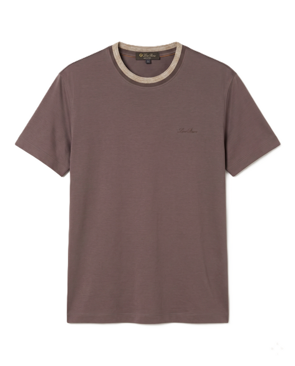 Loro Piana - Mauve Cotton T-Shirt
