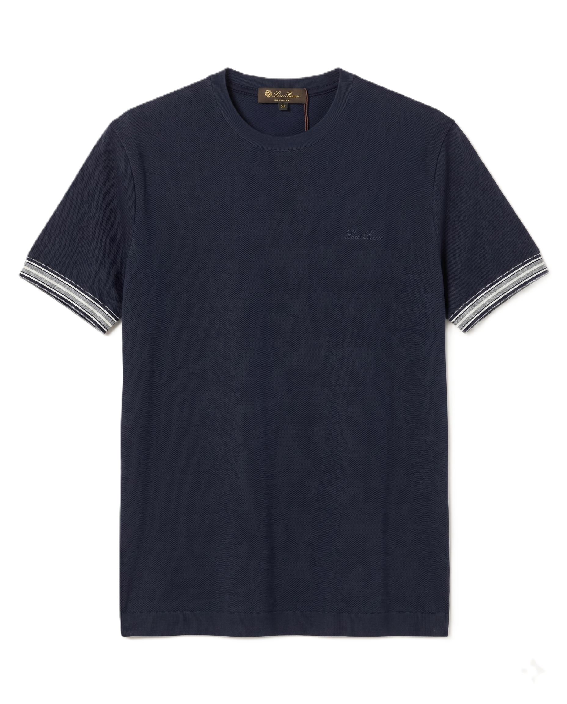 Loro Piana - Knit Short-Sleeve T-shirt - Navy Blue