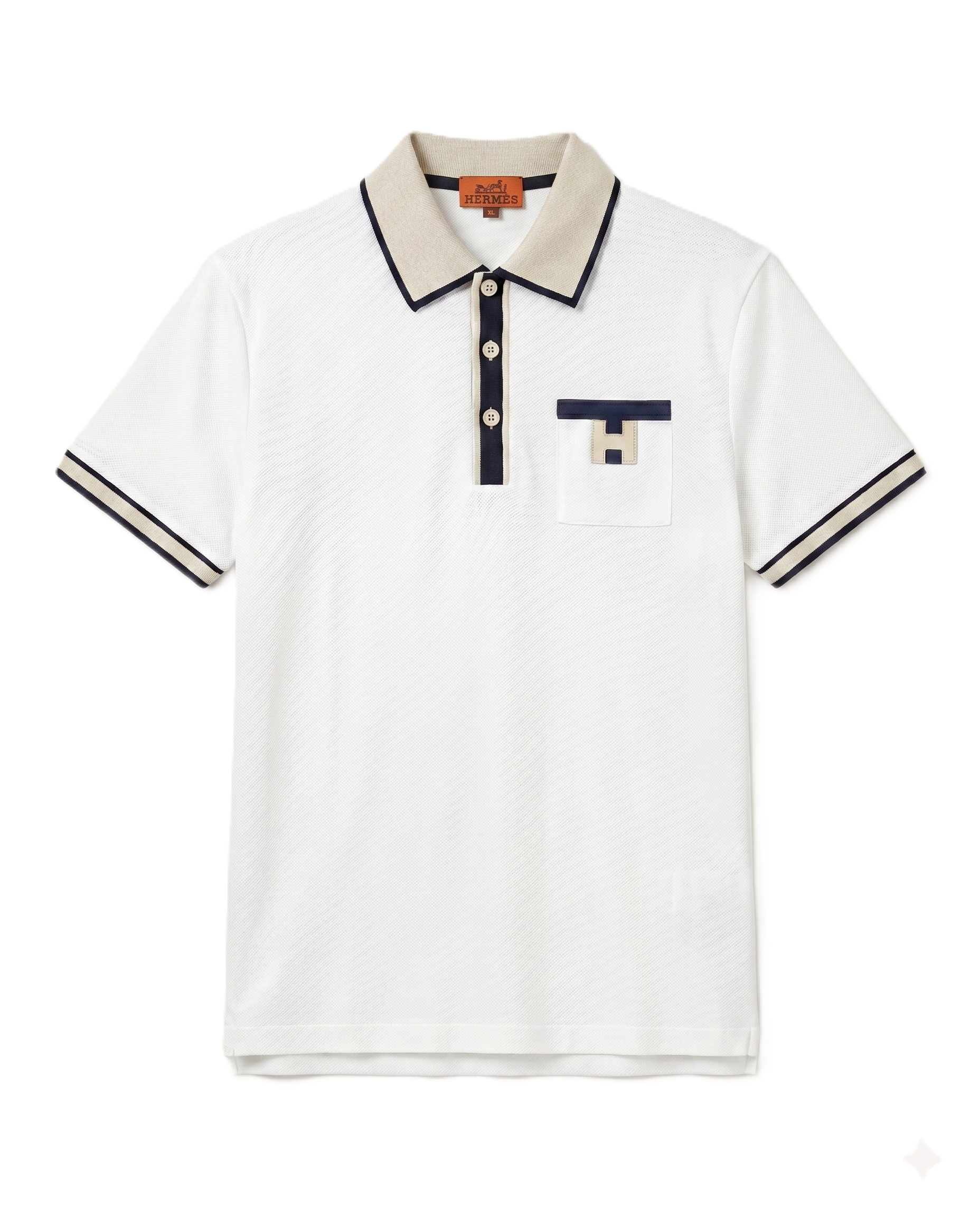 Herm?s - White Polo Shirt