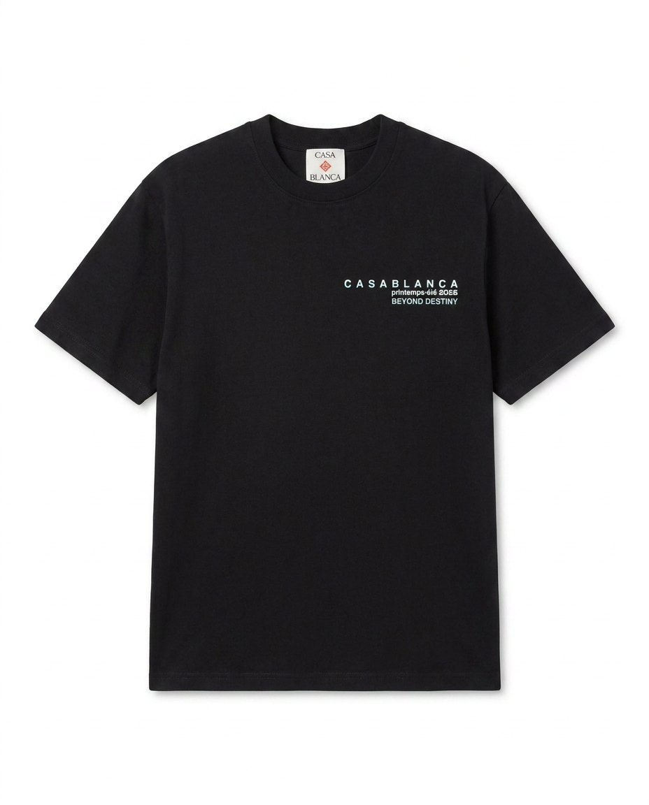 Casablanca - Black "2088 Beyond Destiny" T-Shirt