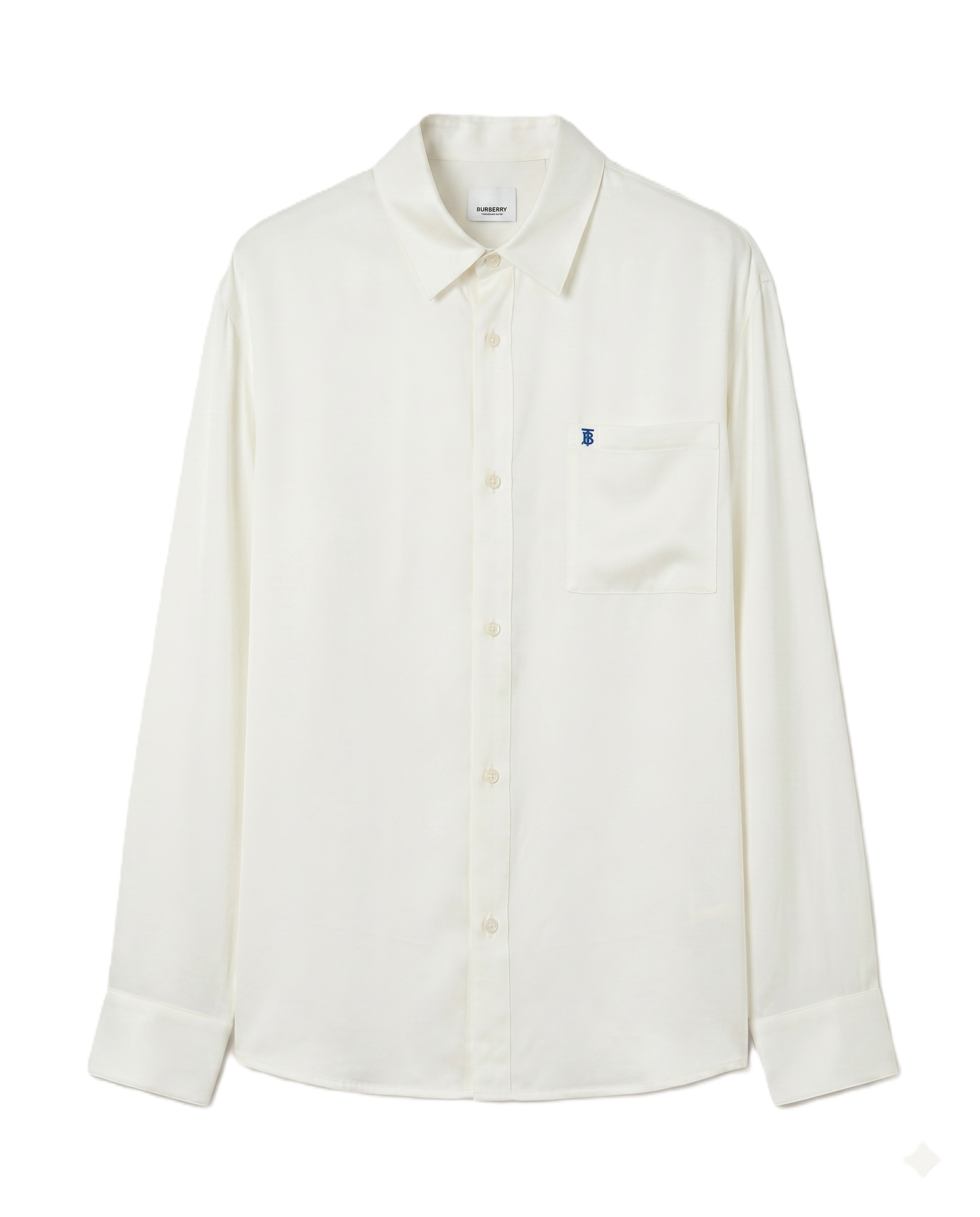 Burberry - White Long-Sleeve Shirt
