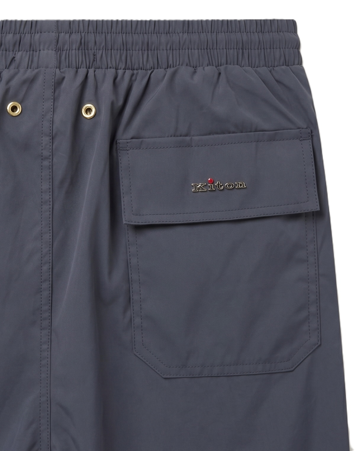 Kiton - Classic Swim Shorts - Slate Grey