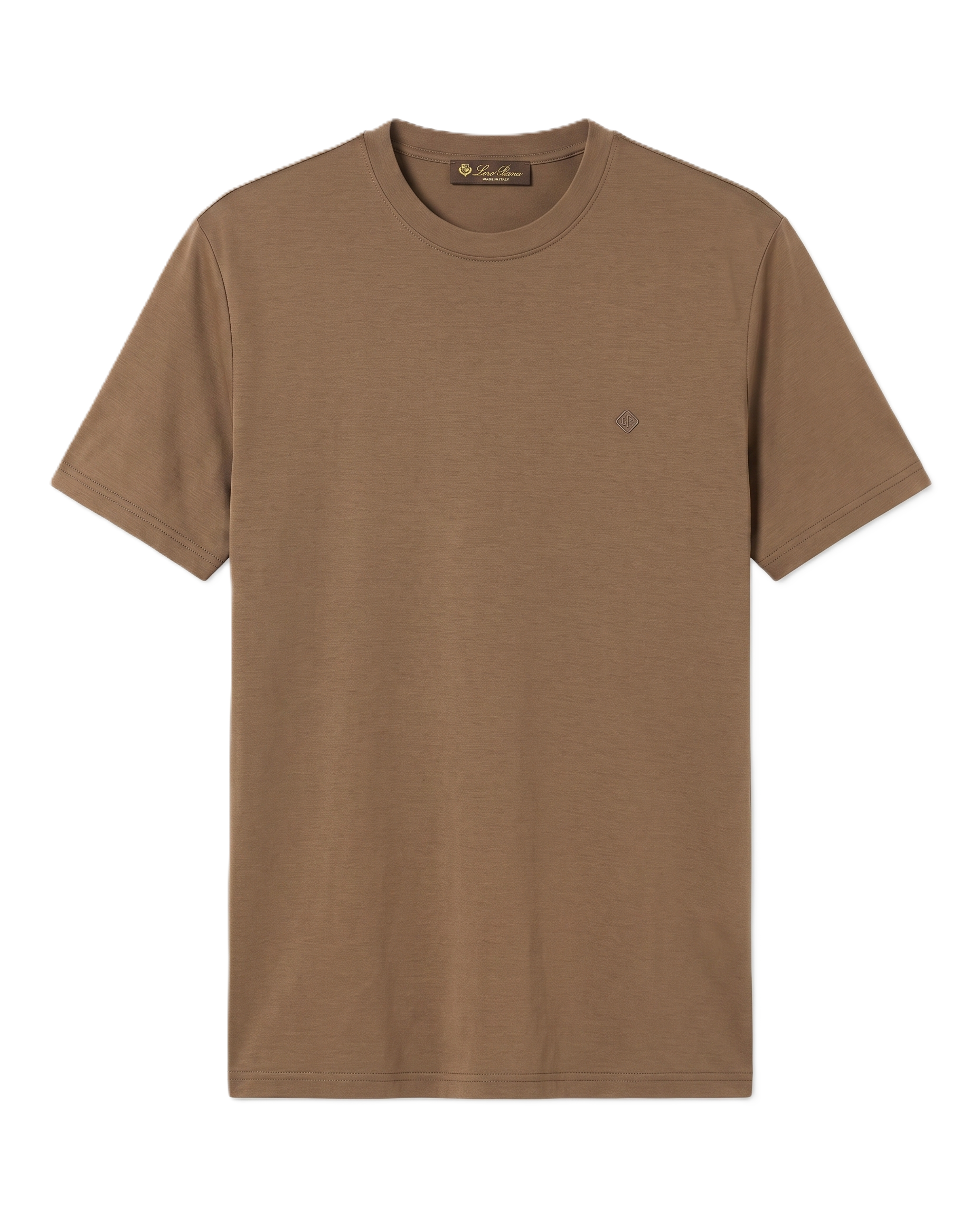 Loro Piana - Crewneck T-Shirt - Brown