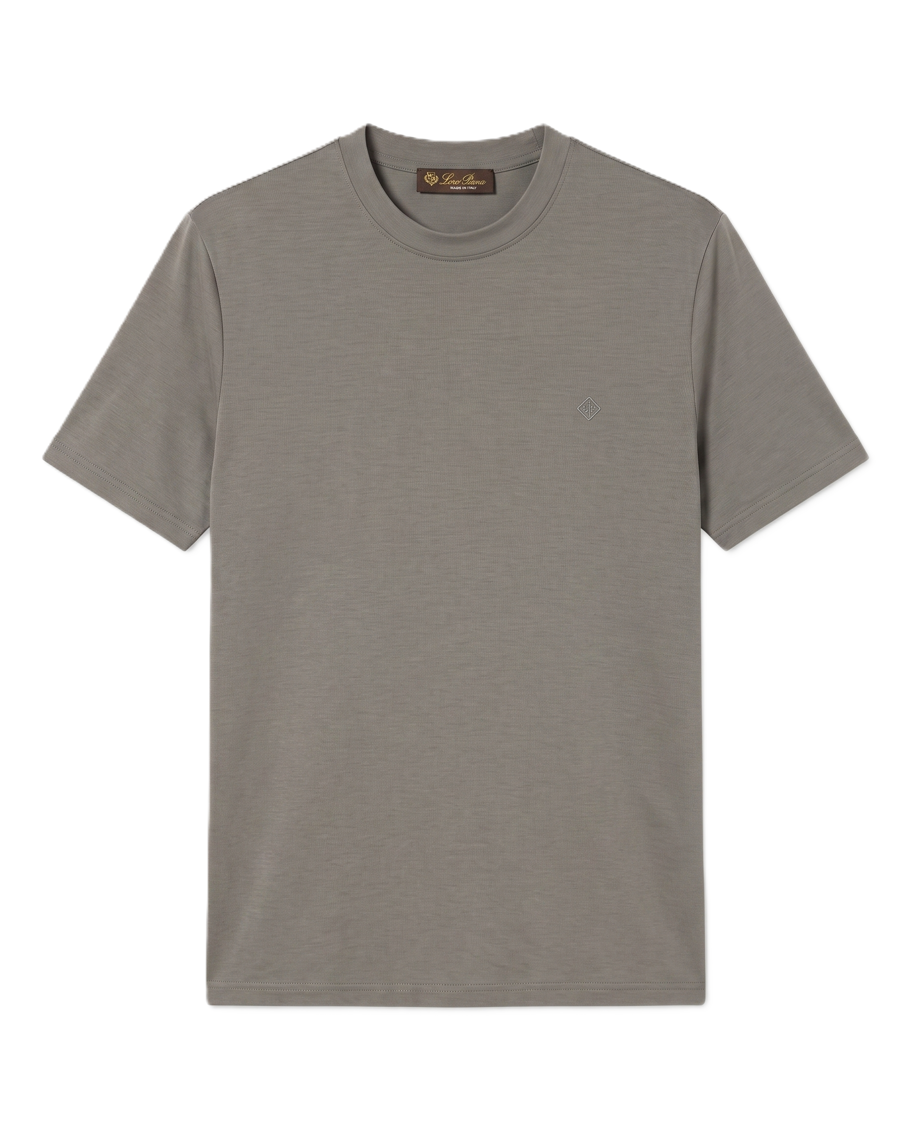 Loro Piana - Crewneck T-Shirt - Charcoal Grey
