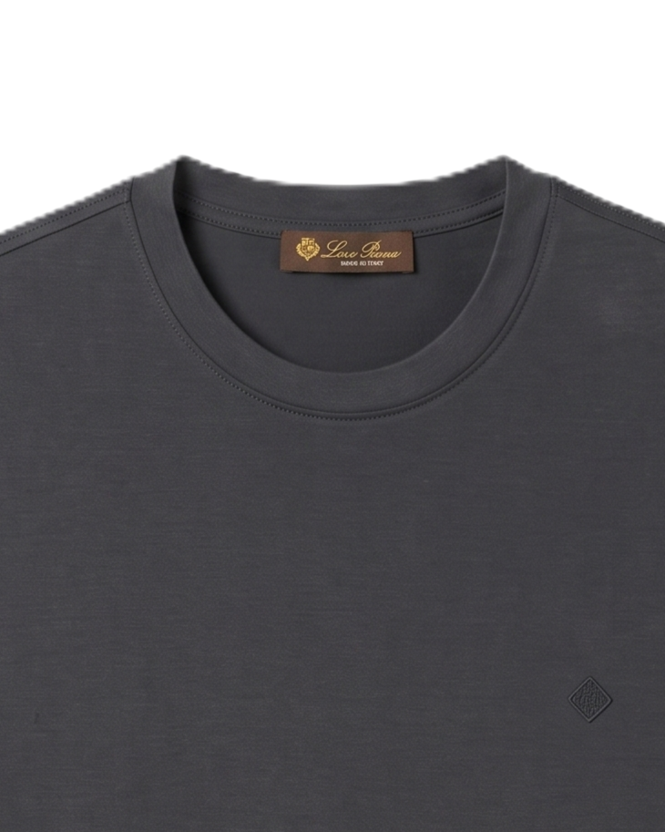 Loro Piana - Crewneck T-Shirt - Gray
