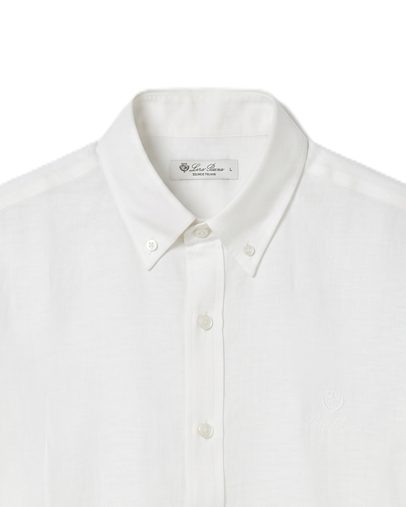 Loro Piana - Classic Long-Sleeve Shirt - White