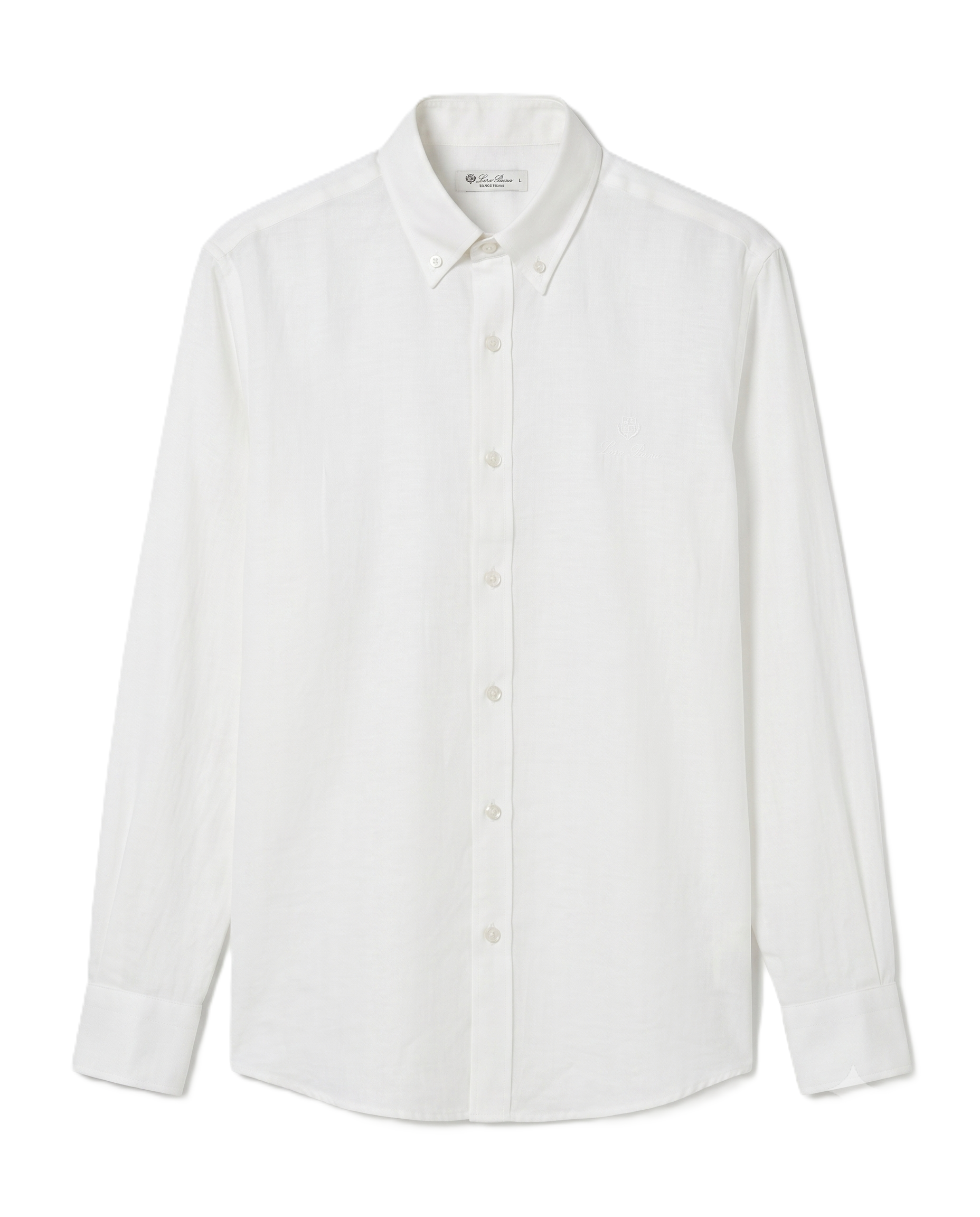 Loro Piana - Classic Long-Sleeve Shirt - White