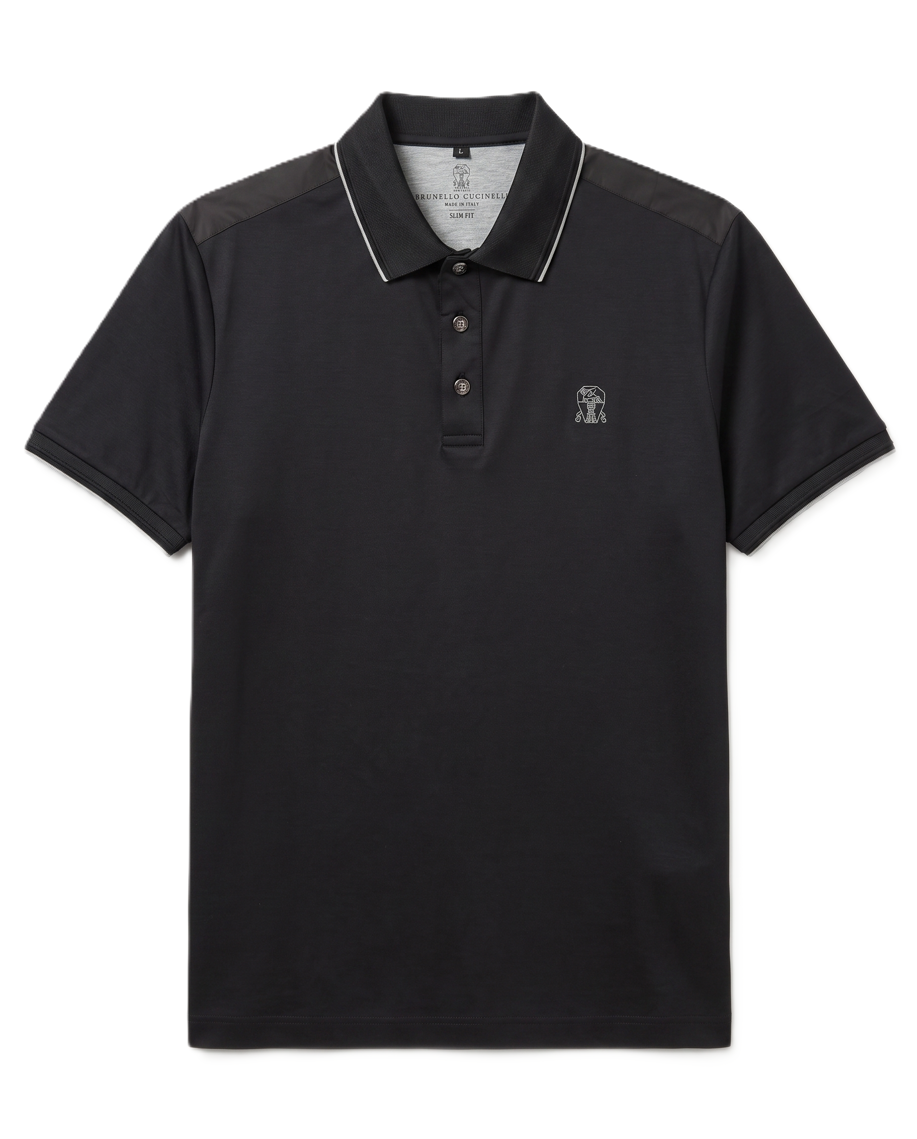 Brunello Cucinelli - Polo T-Shirt - Black