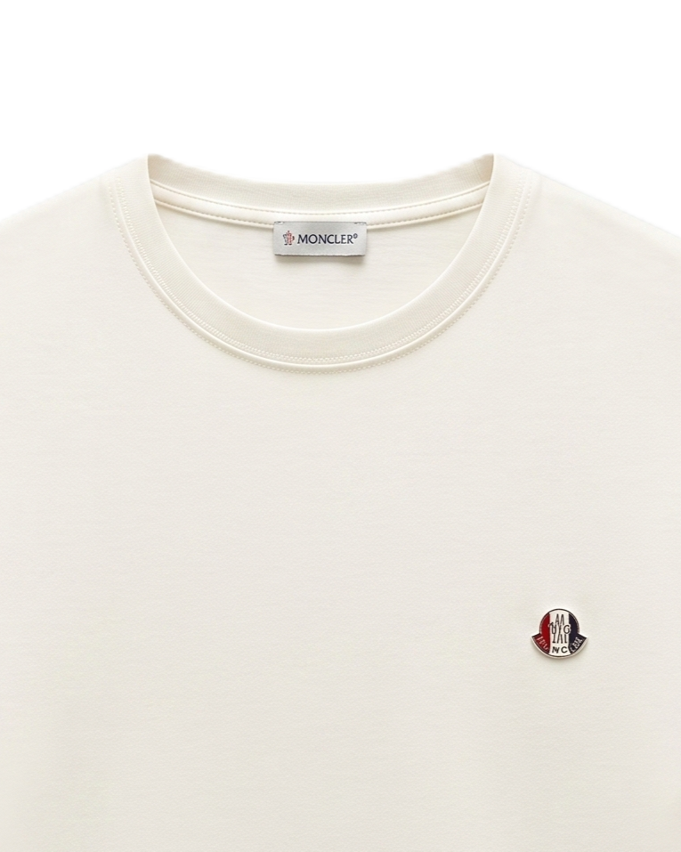Moncler - Cotton T-Shirt - White