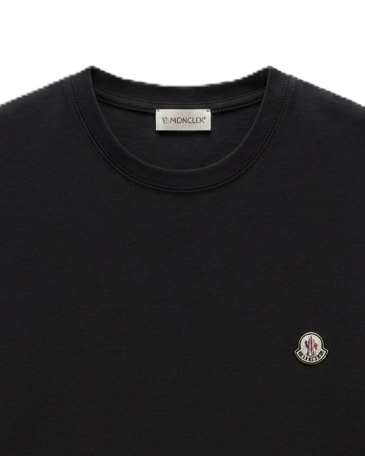 Moncler - Cotton T-Shirt - Black