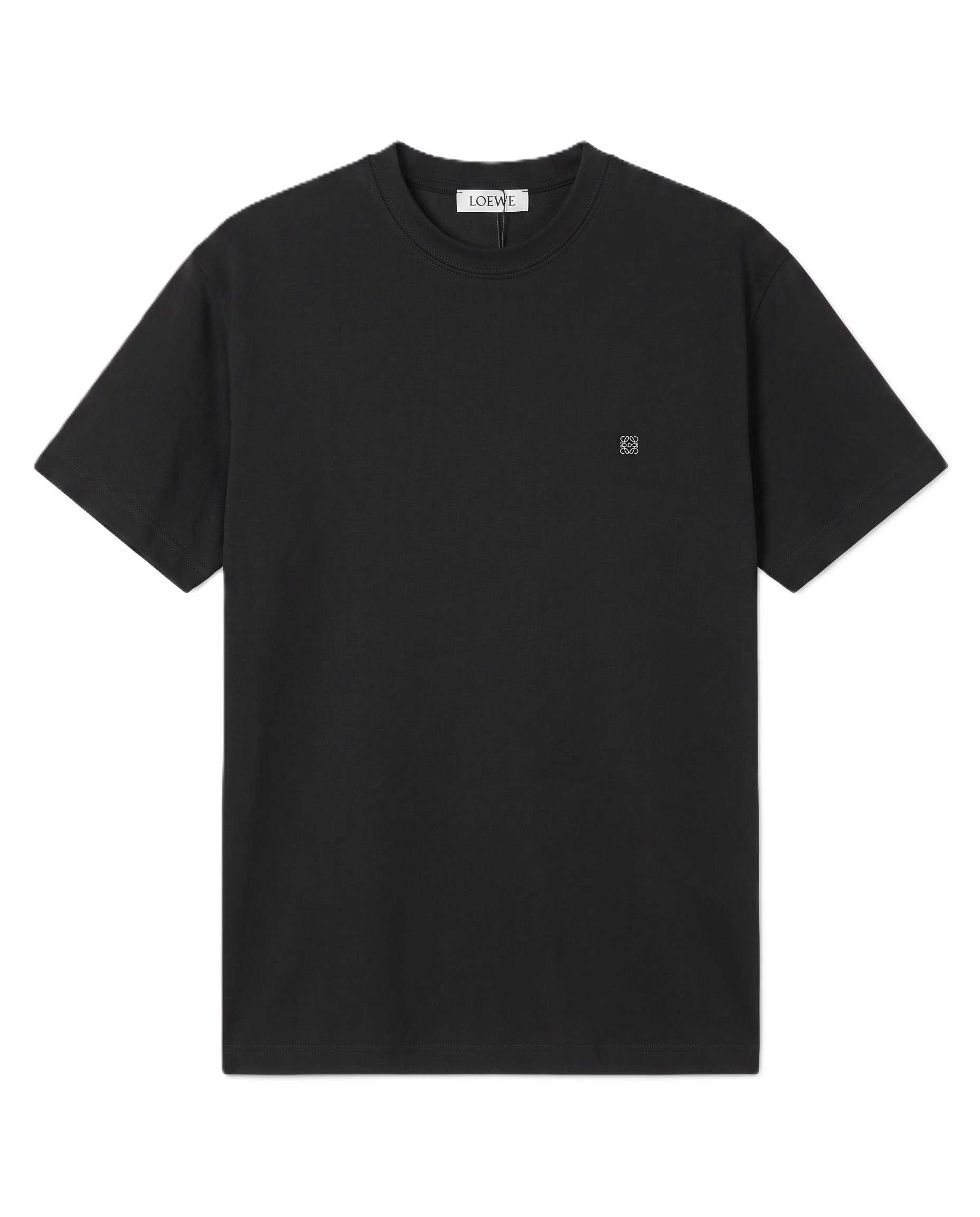 Loewe - Silver Logo T-Shirt - Black