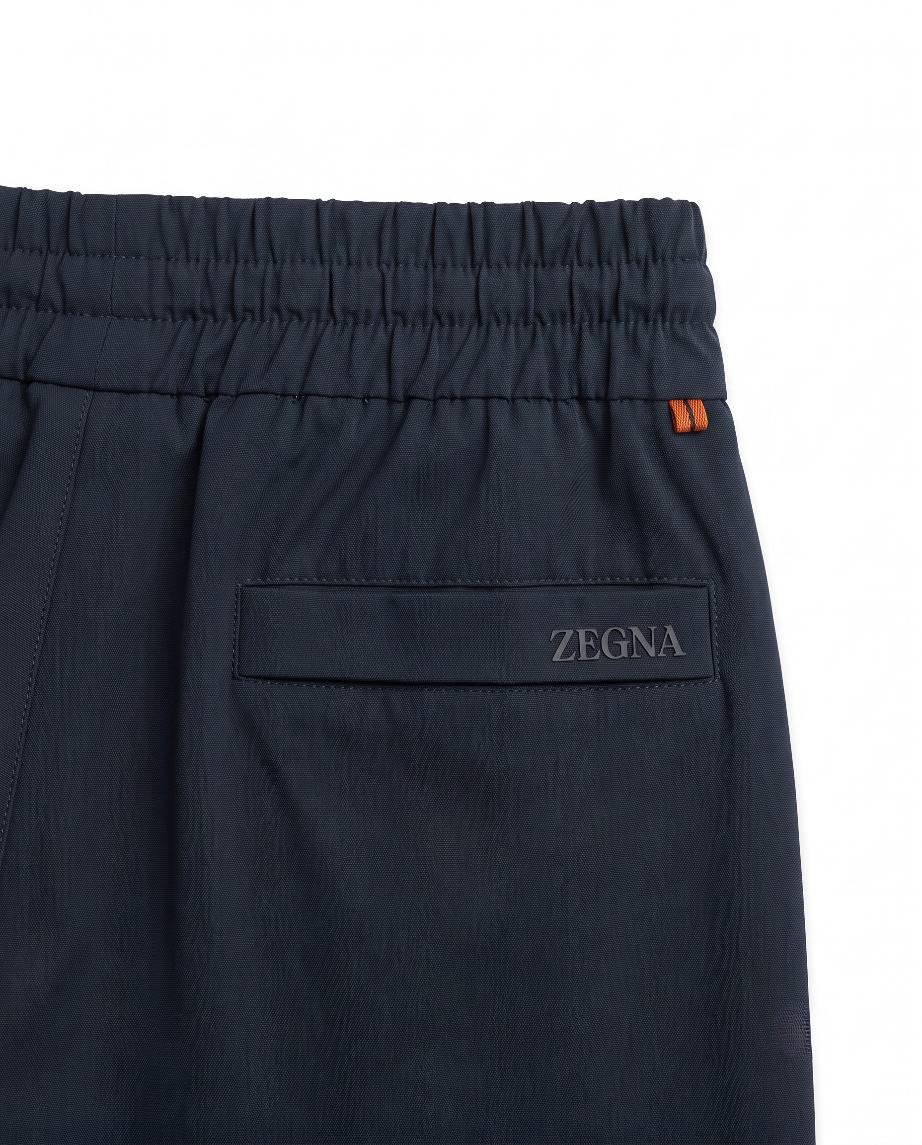 Zegna - Drawstring Waist Trousers - Navy Blue