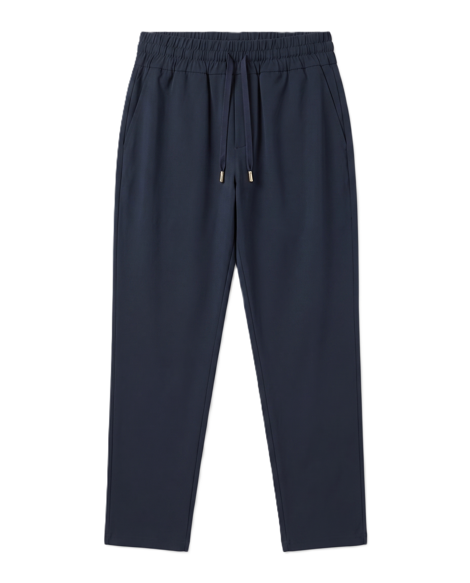 Zegna - Drawstring Waist Trousers - Navy Blue