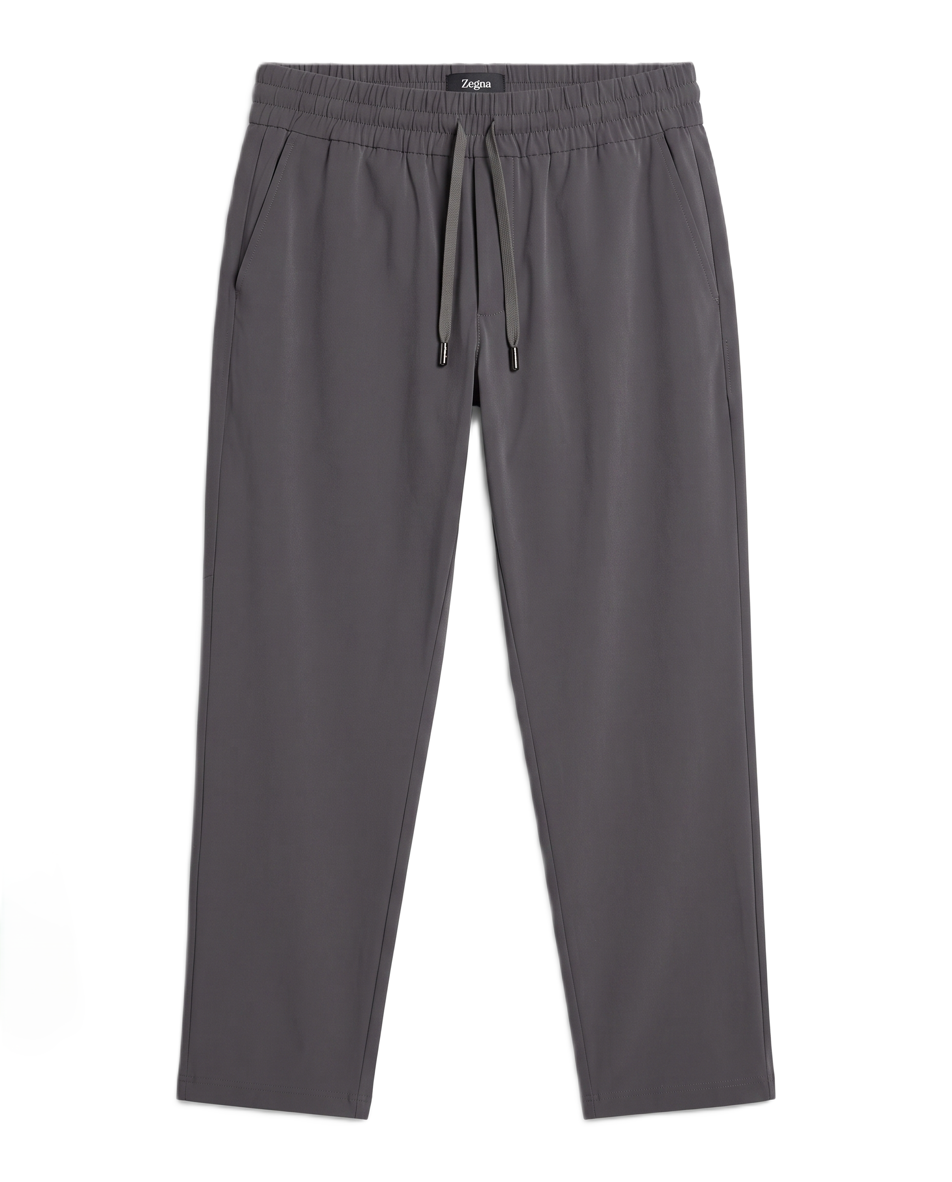 Zegna - Drawstring Waist Trousers - Gray