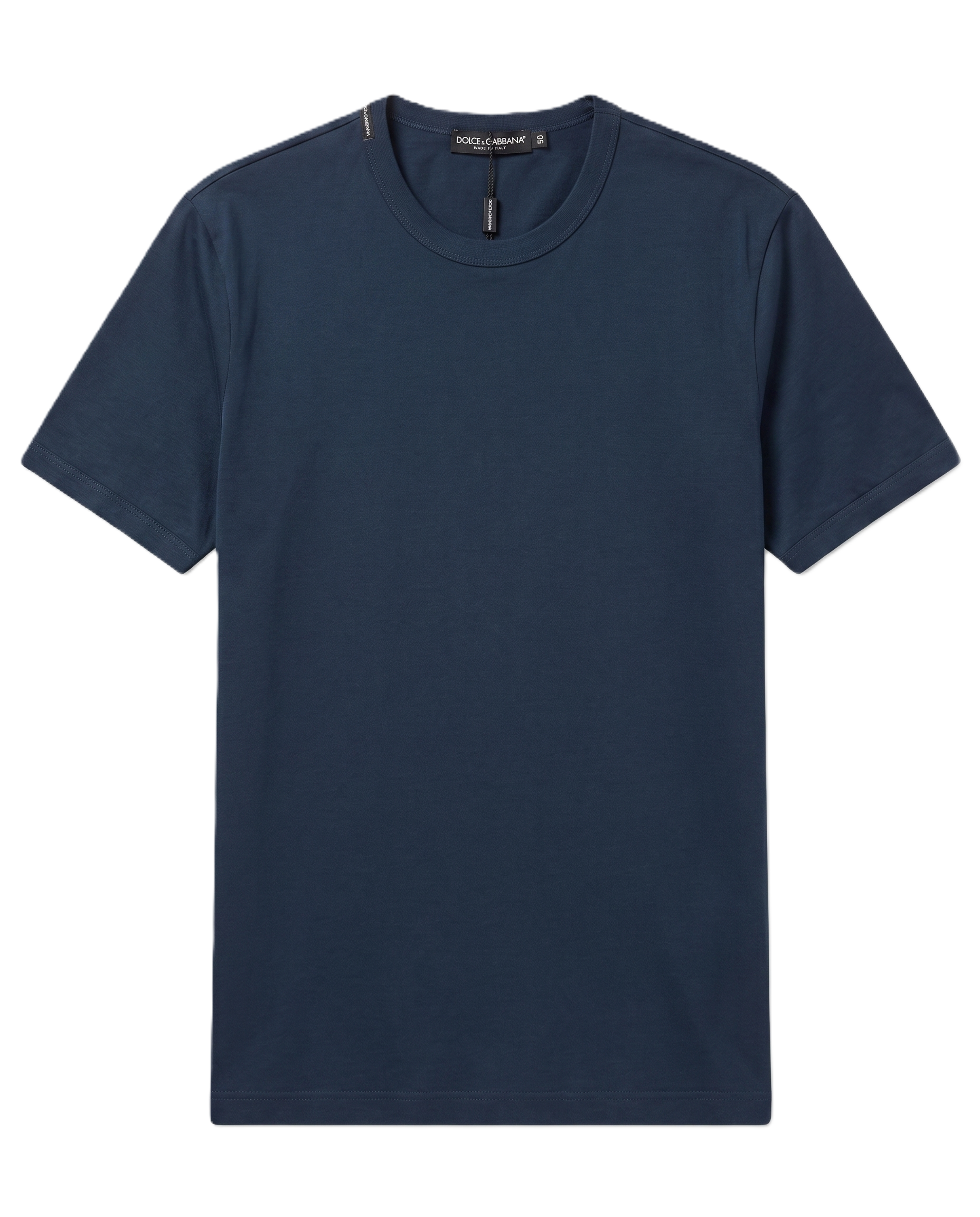 Dolce & Gabbana - Cotton Crewneck T-shirt - Navy