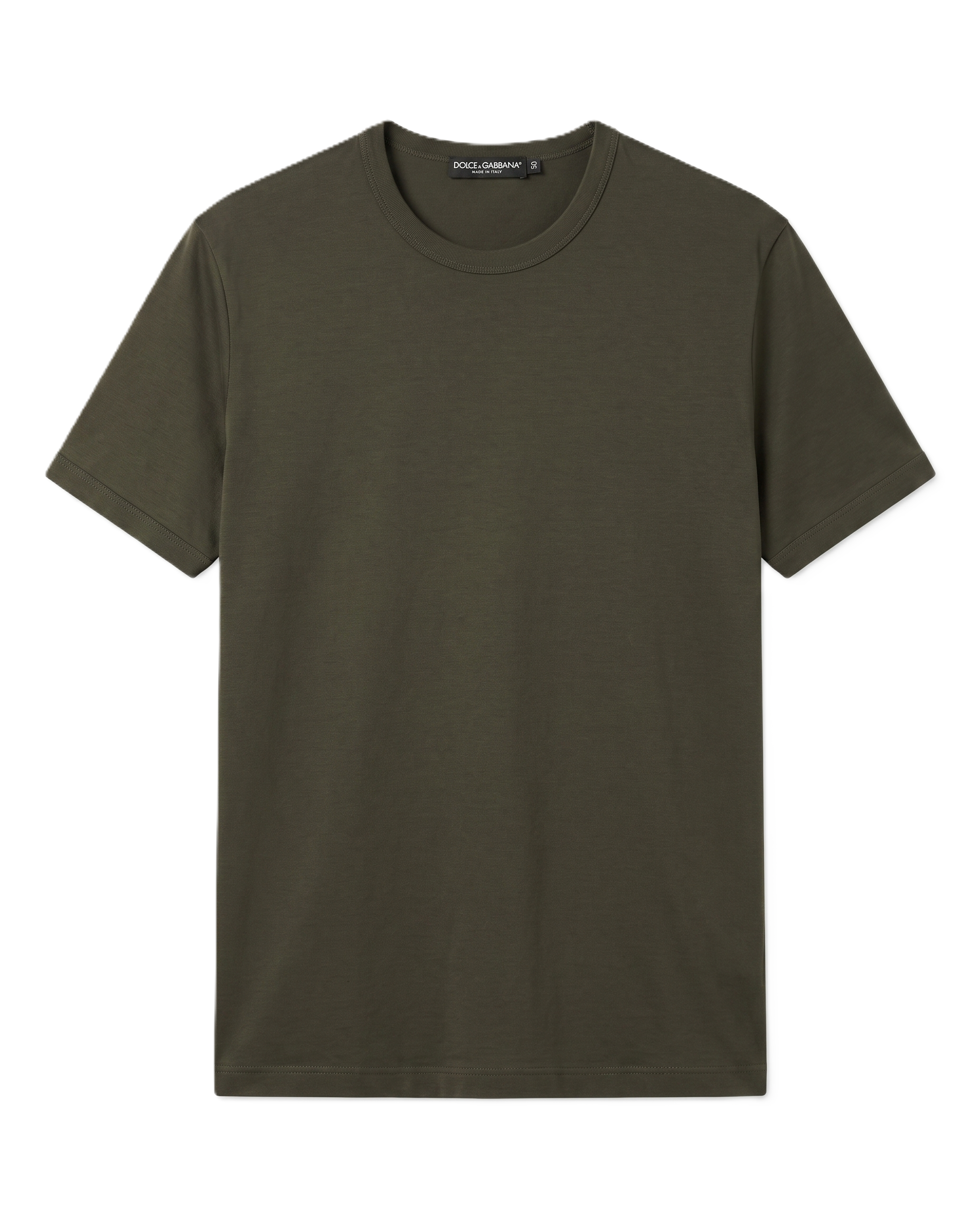Dolce & Gabbana - Cotton Crewneck T-shirt - Olive