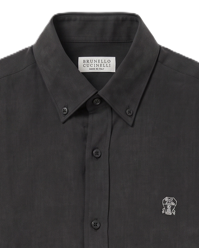 Brunello Cucinelli - Long-Sleeve Shirt - Black