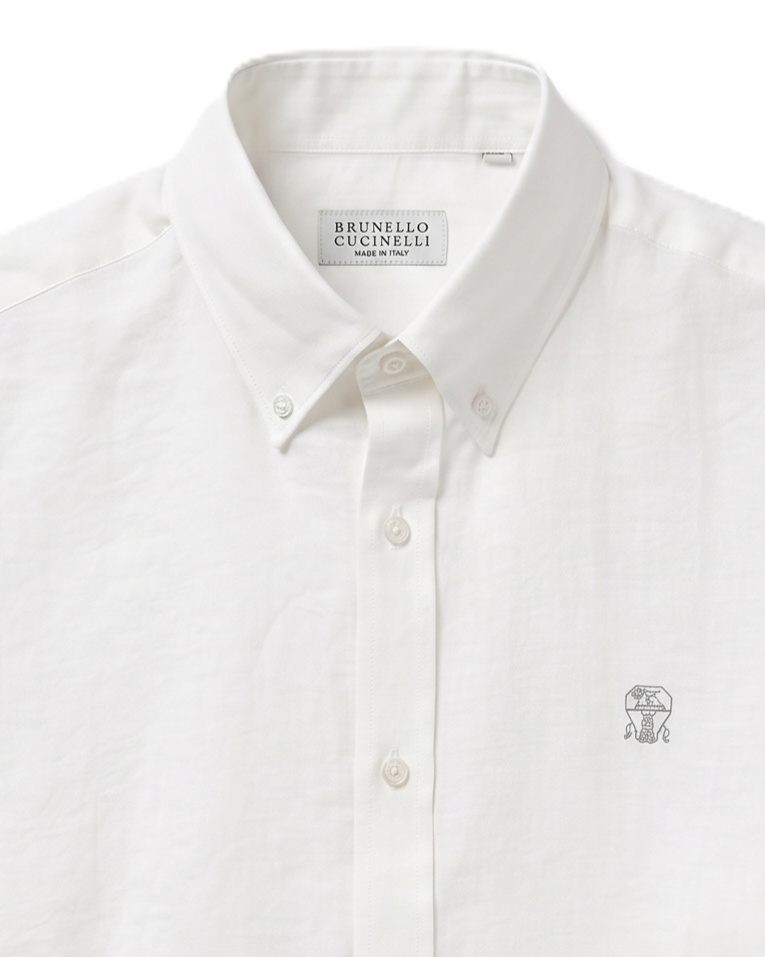 Brunello Cucinelli - Long-Sleeve Shirt - White