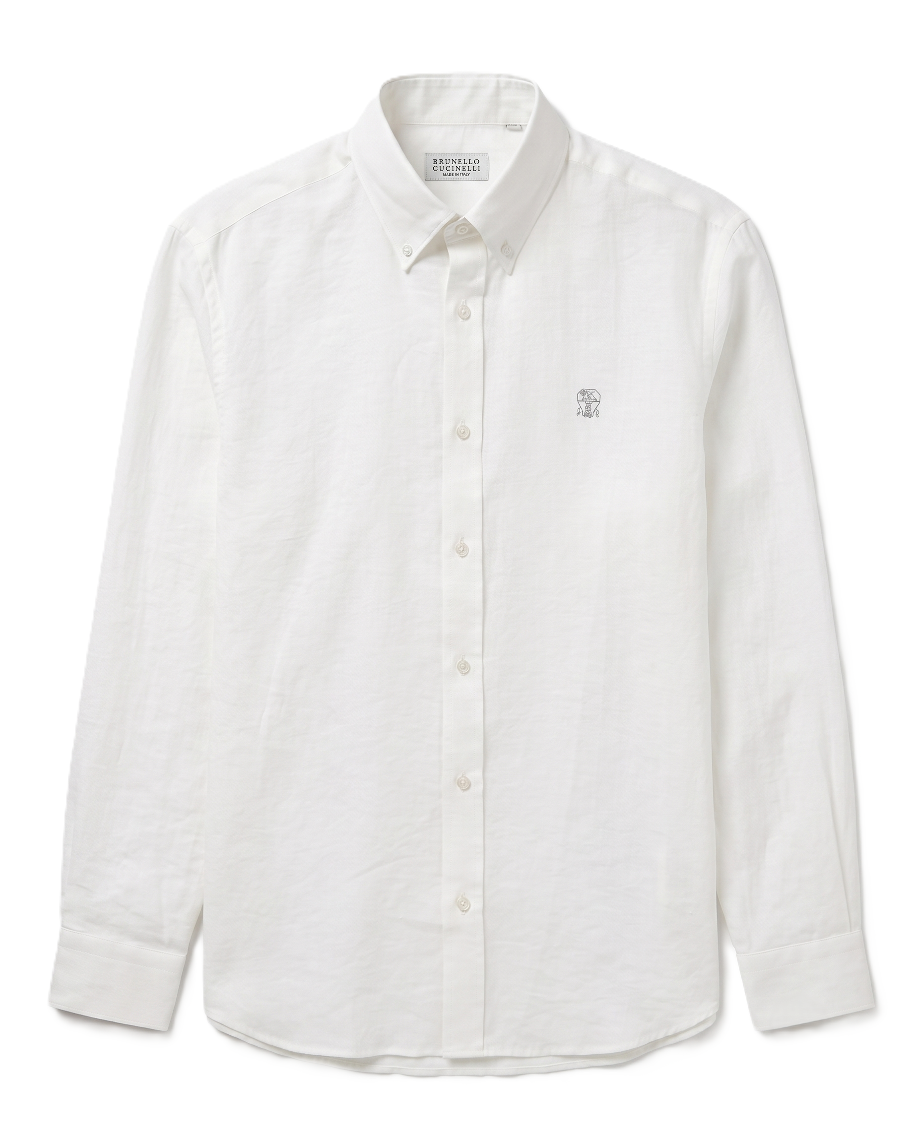 Brunello Cucinelli - Long-Sleeve Shirt - White