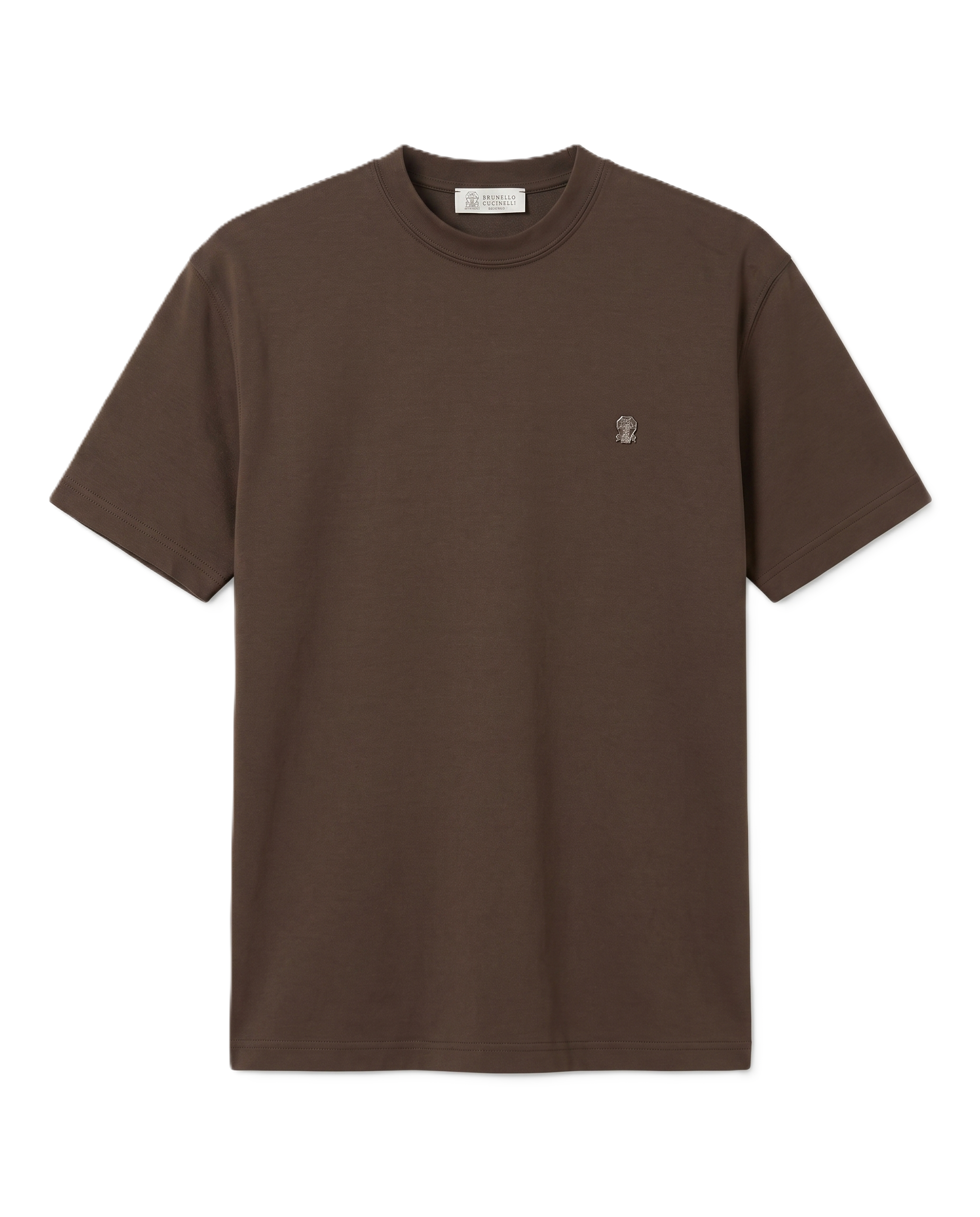 Brunello Cucinelli - Crest T-Shirt - Dark Brown