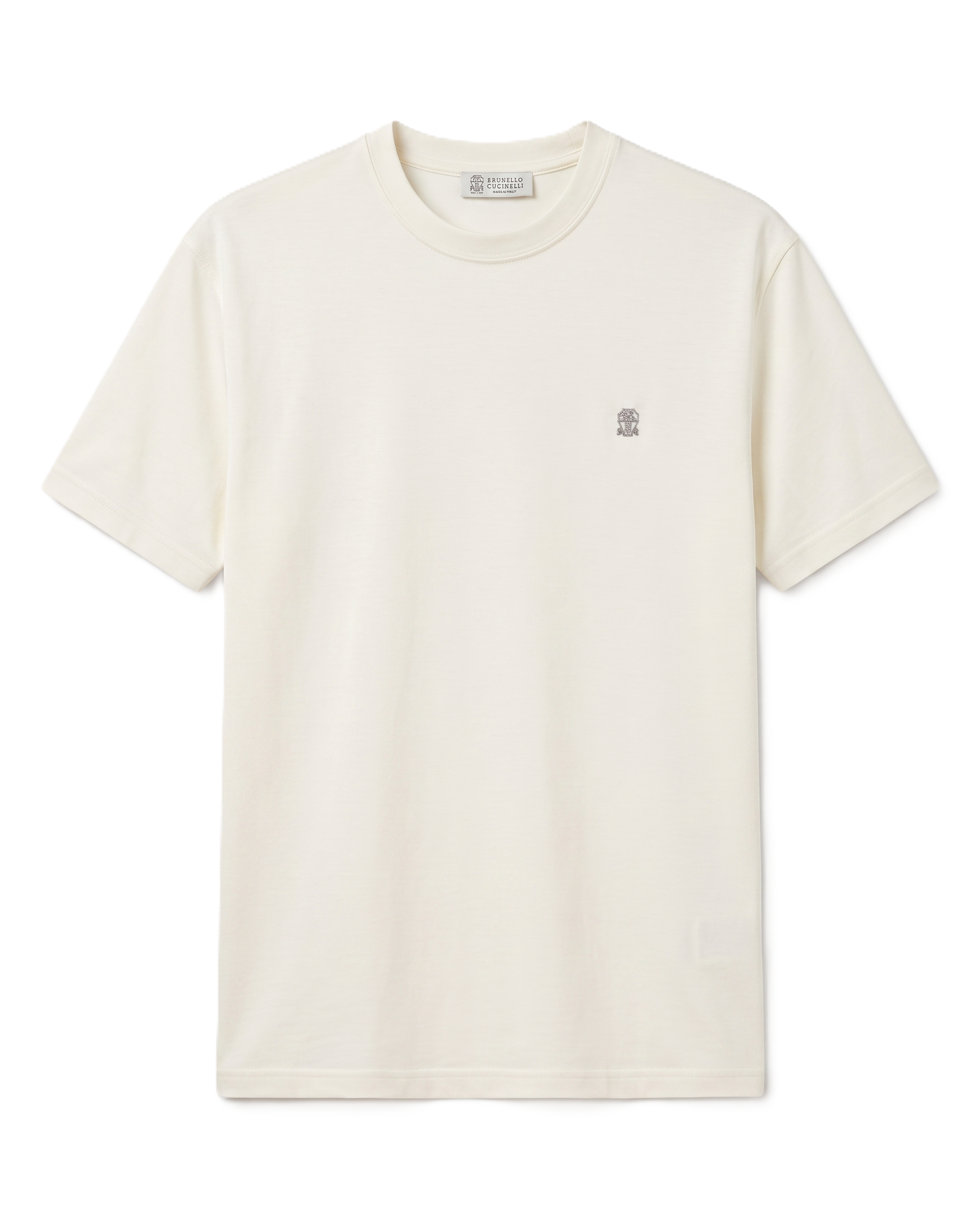 Brunello Cucinelli - Crest T-Shirt - White