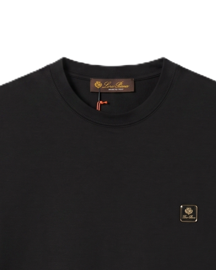 Loro Piana - Crewneck T-Shirt - Black