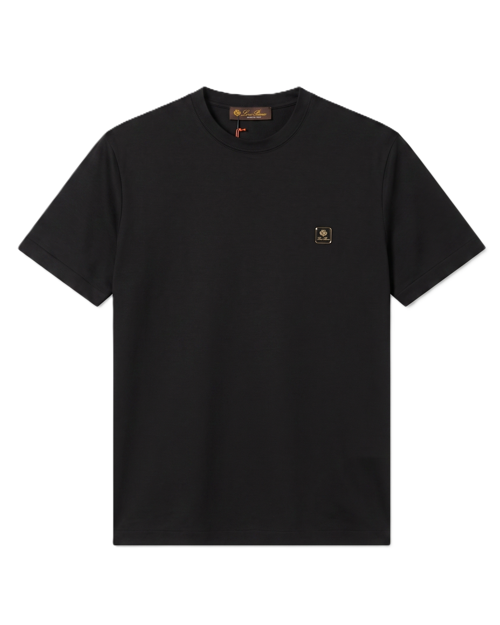 Loro Piana - Crewneck T-Shirt - Black