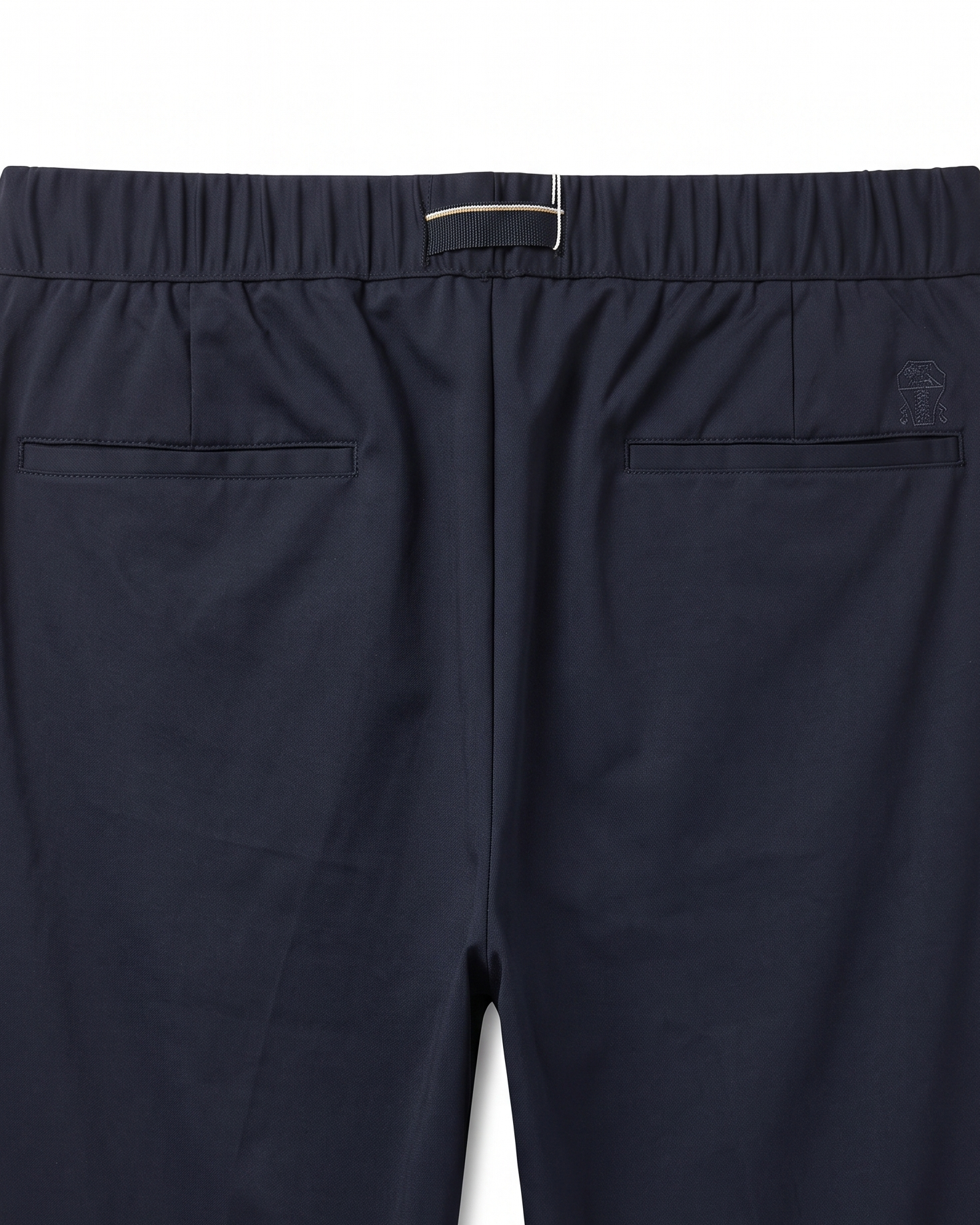 Brunello Cucinelli - Trousers with Elasticated Waist - Navy