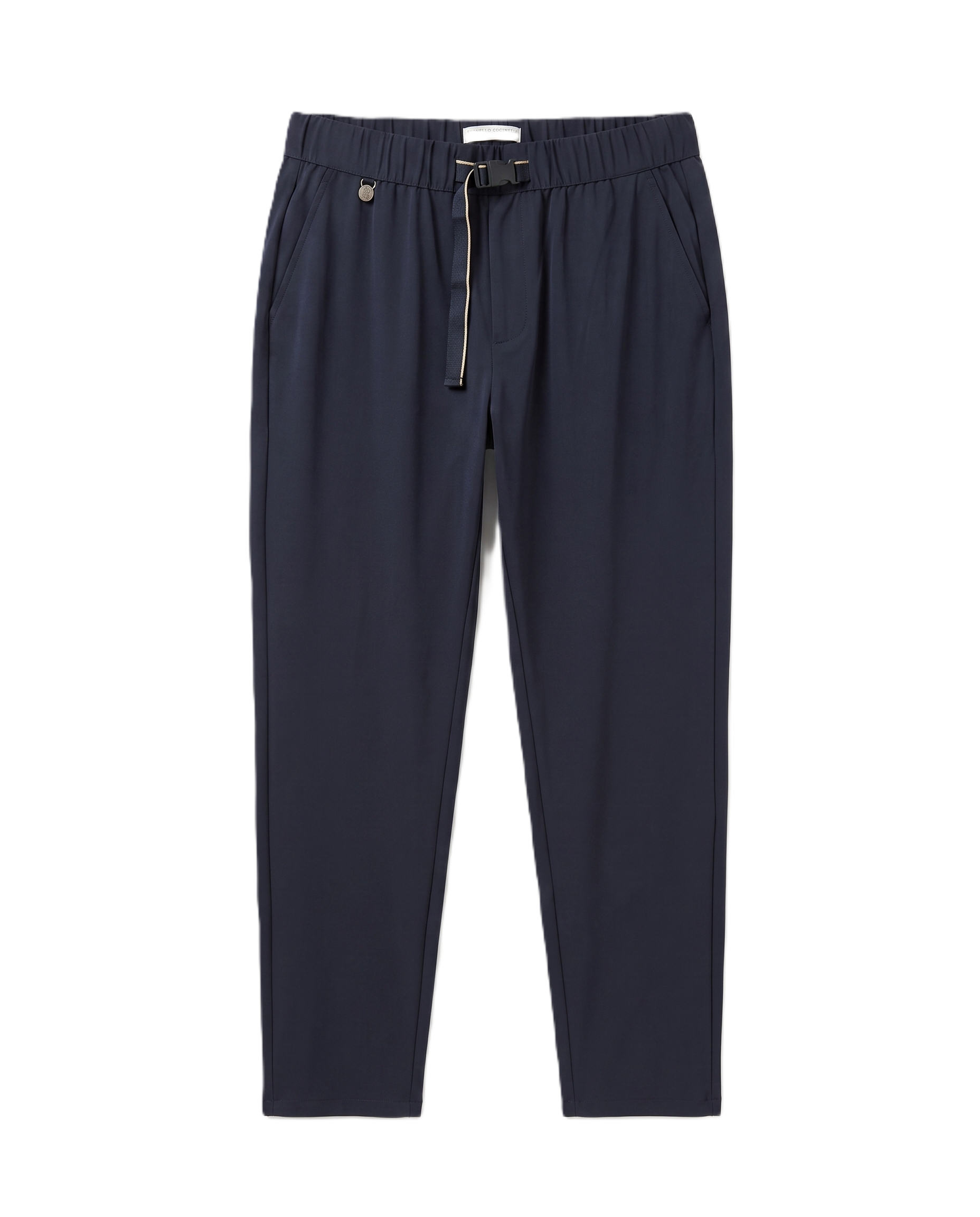 Brunello Cucinelli - Trousers with Elasticated Waist - Navy