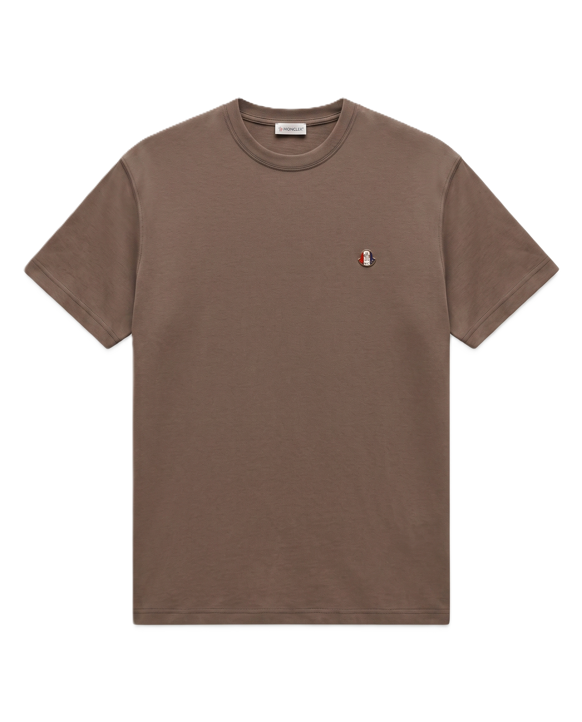 Moncler - Cotton T-Shirt - Brown