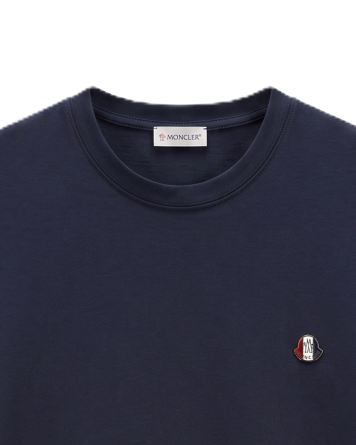 Moncler - Cotton T-Shirt - Navy