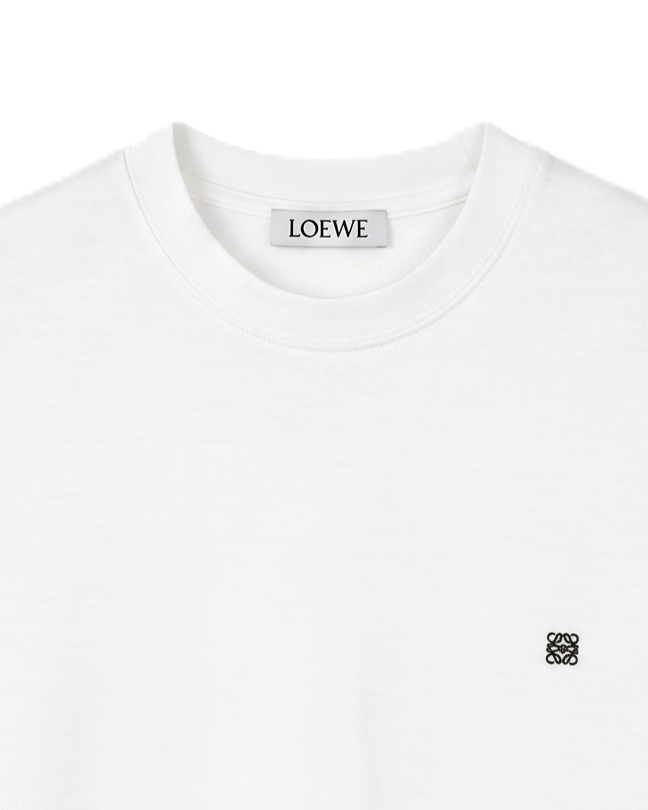 Loewe - Silver Logo T-Shirt - White