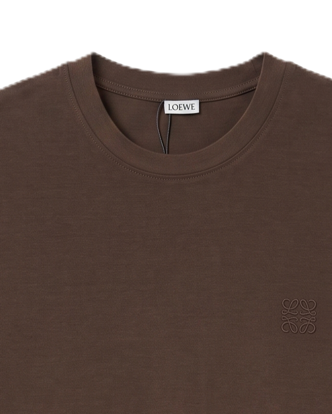 Loewe - Embroidered T-Shirt - Brown