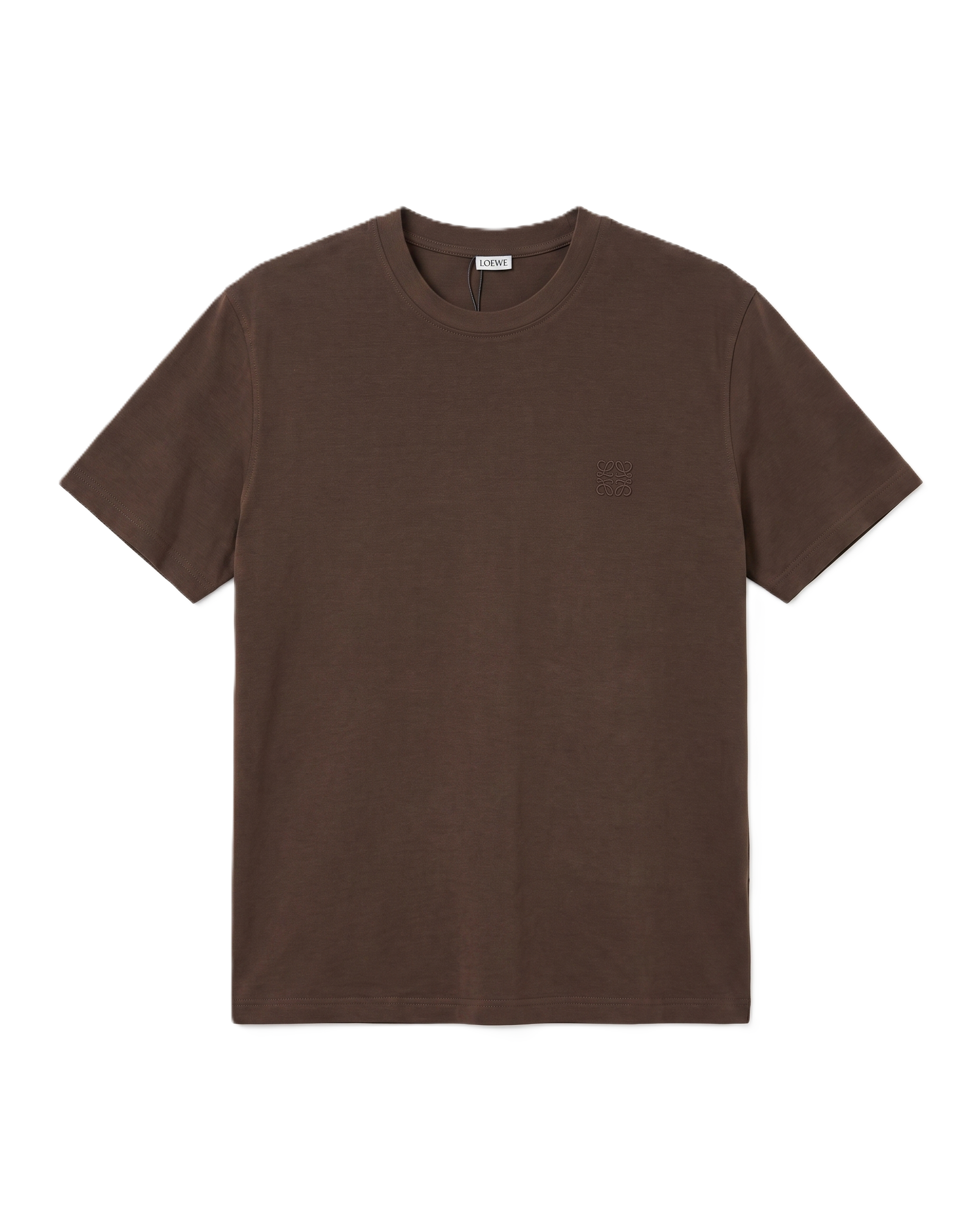 Loewe - Embroidered T-Shirt - Brown