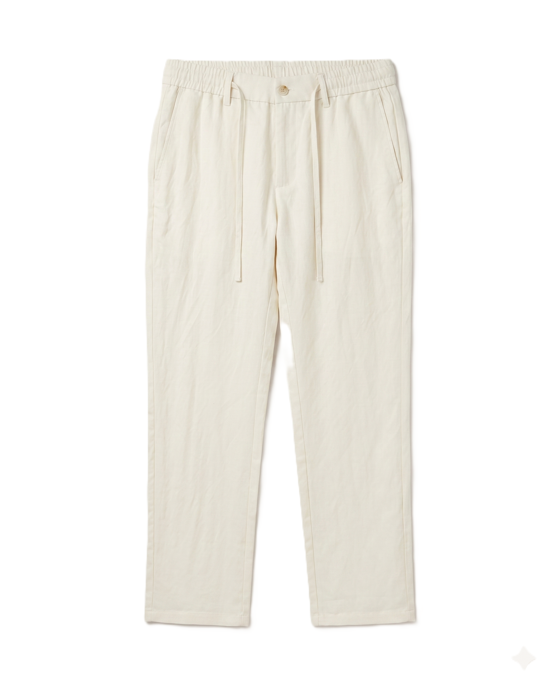 Loro Piana - Off-White Linen Trousers