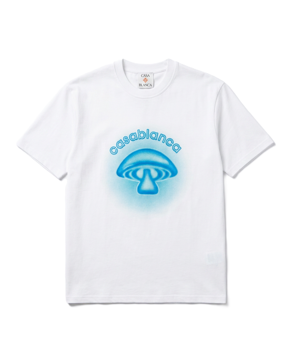 Casablanca - White Mushroom Graphic T-Shirt
