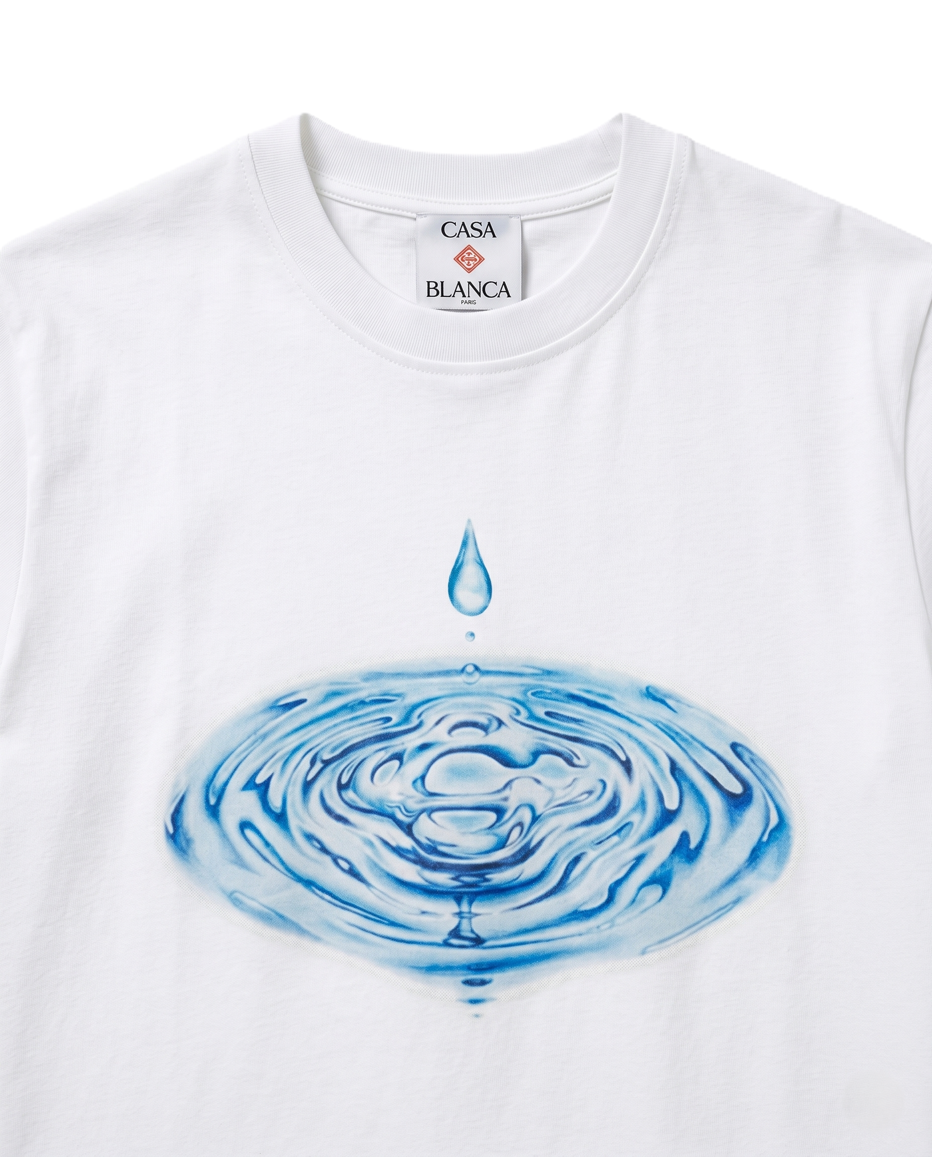 Casablanca - White Water Drop T-Shirt